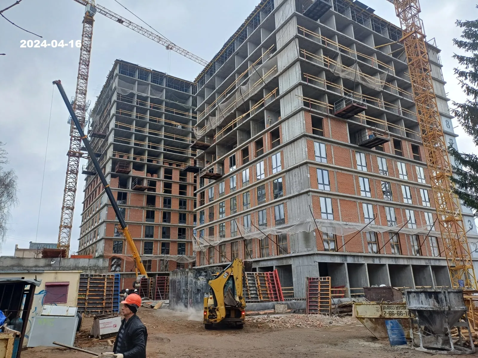 ЖК "Le CRISTAL" (Ле Кристал) ход строительства