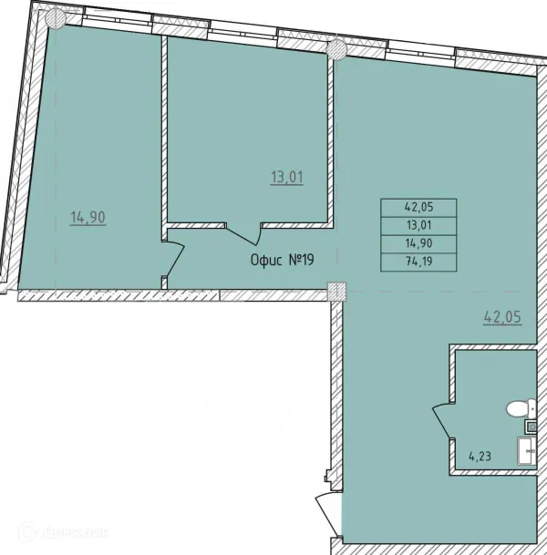 Квартира в ЖК Комплекс апартаментов «ФЕРИН»