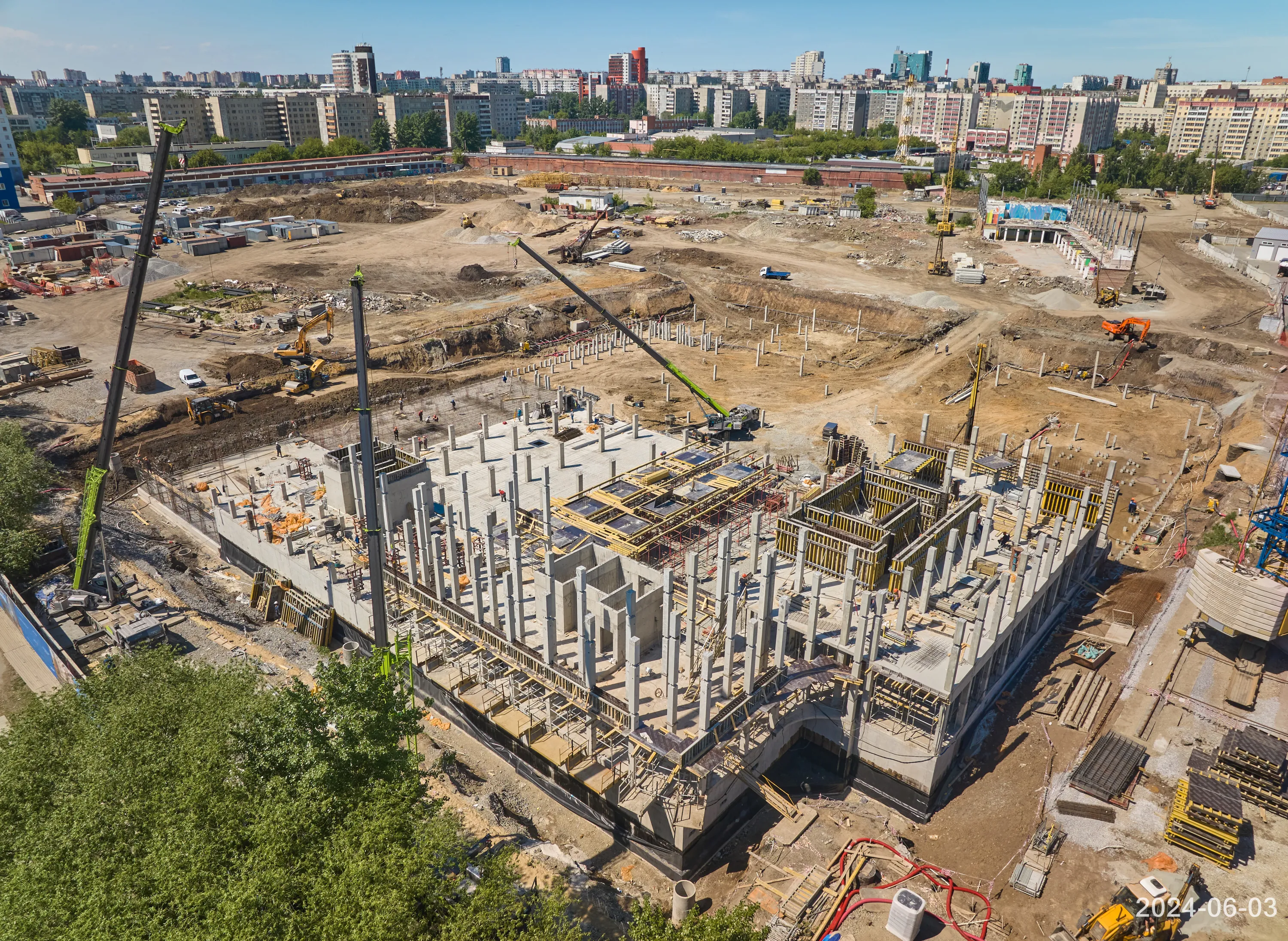 ЖК Голос Кашириных ход строительства