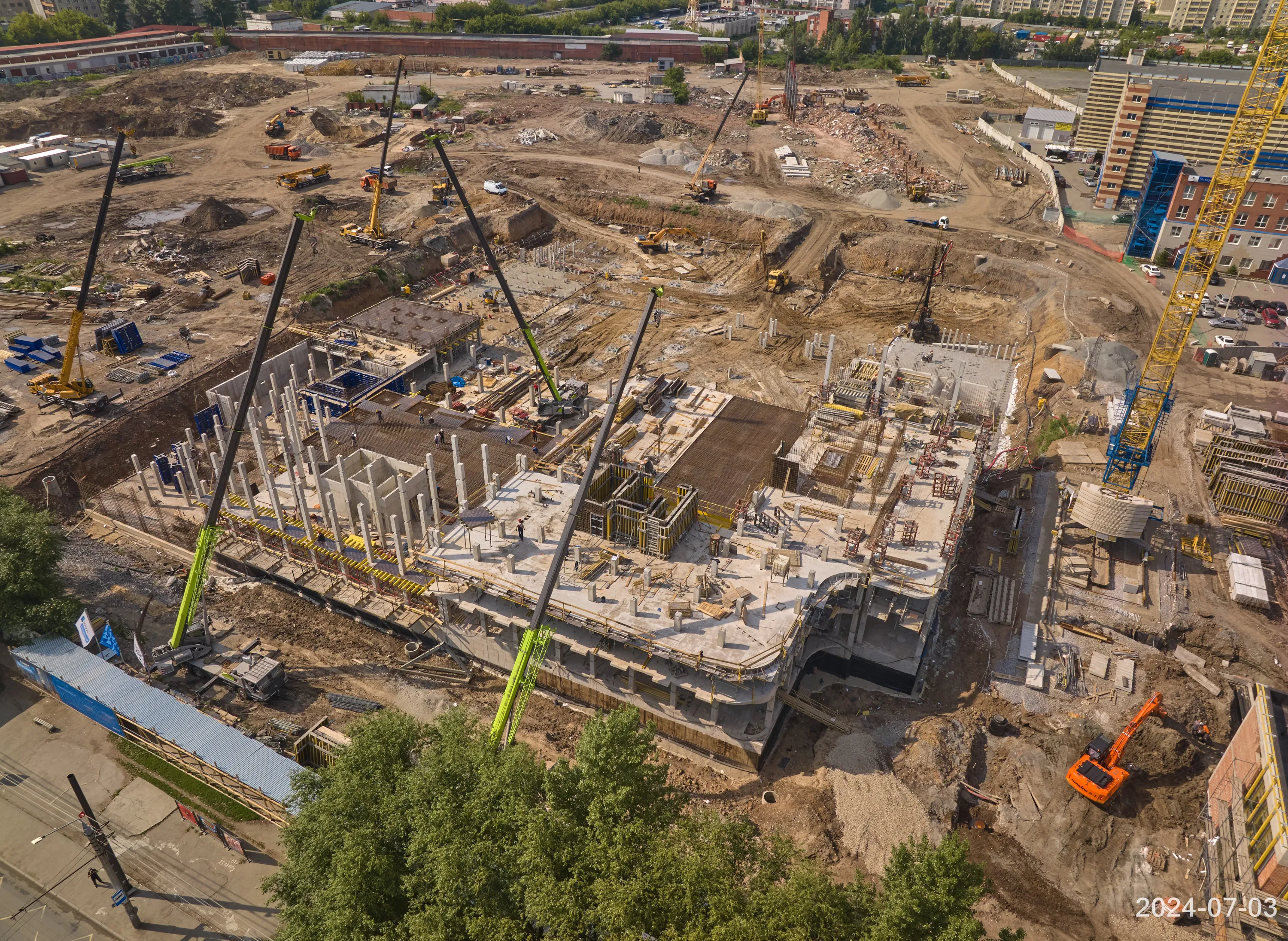 ЖК Голос Кашириных ход строительства