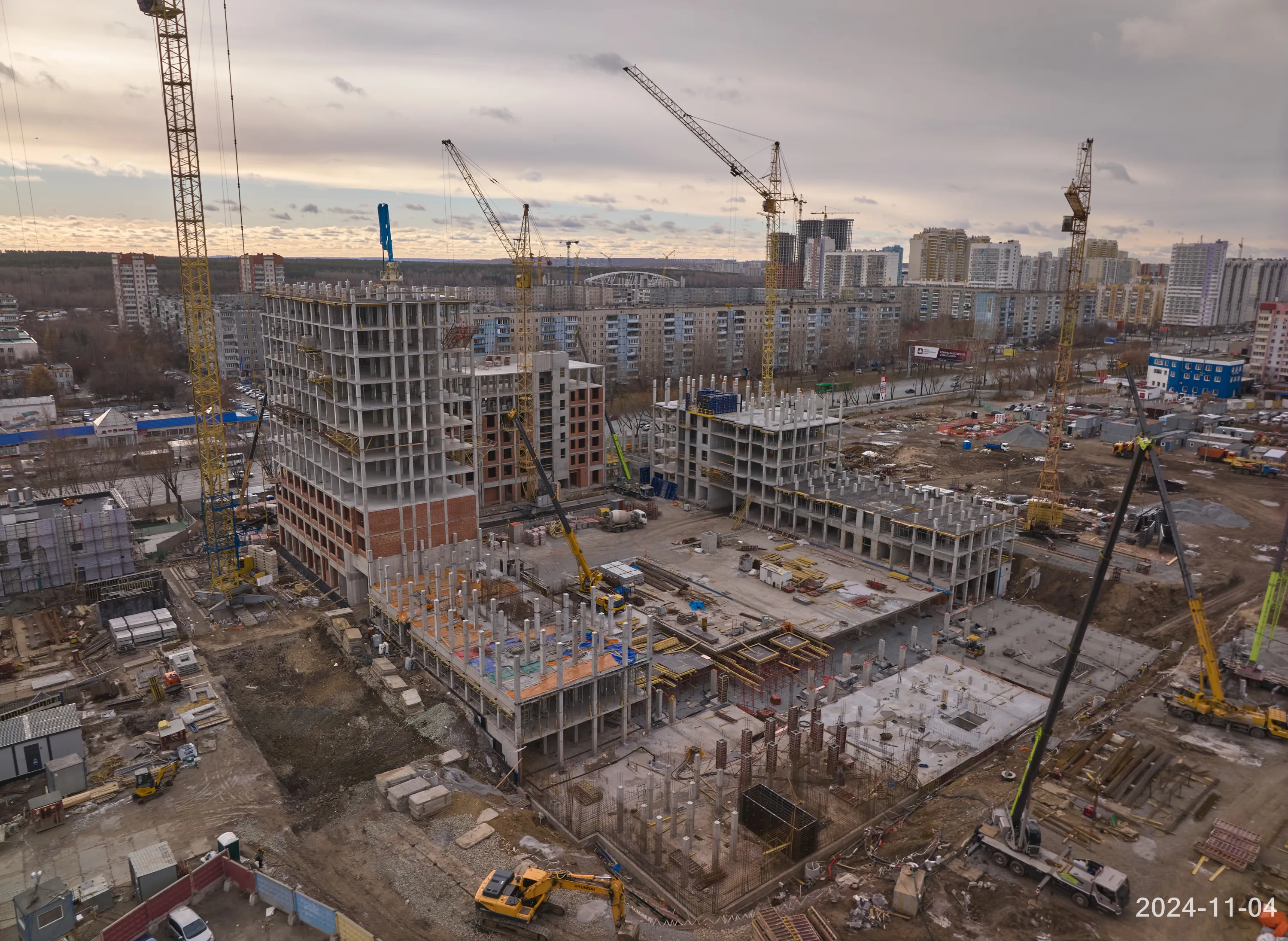 ЖК Голос Кашириных ход строительства