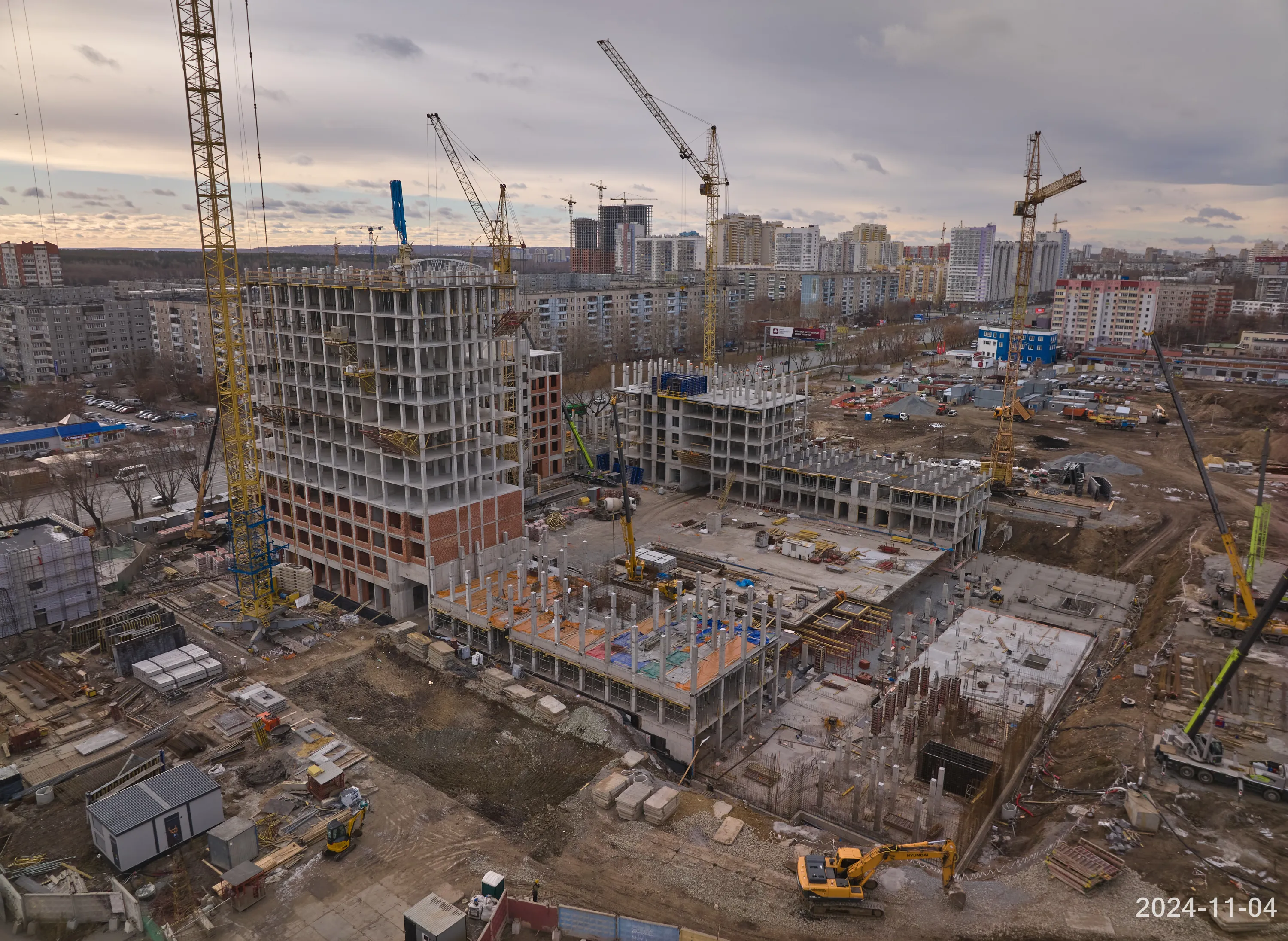 ЖК Голос Кашириных ход строительства