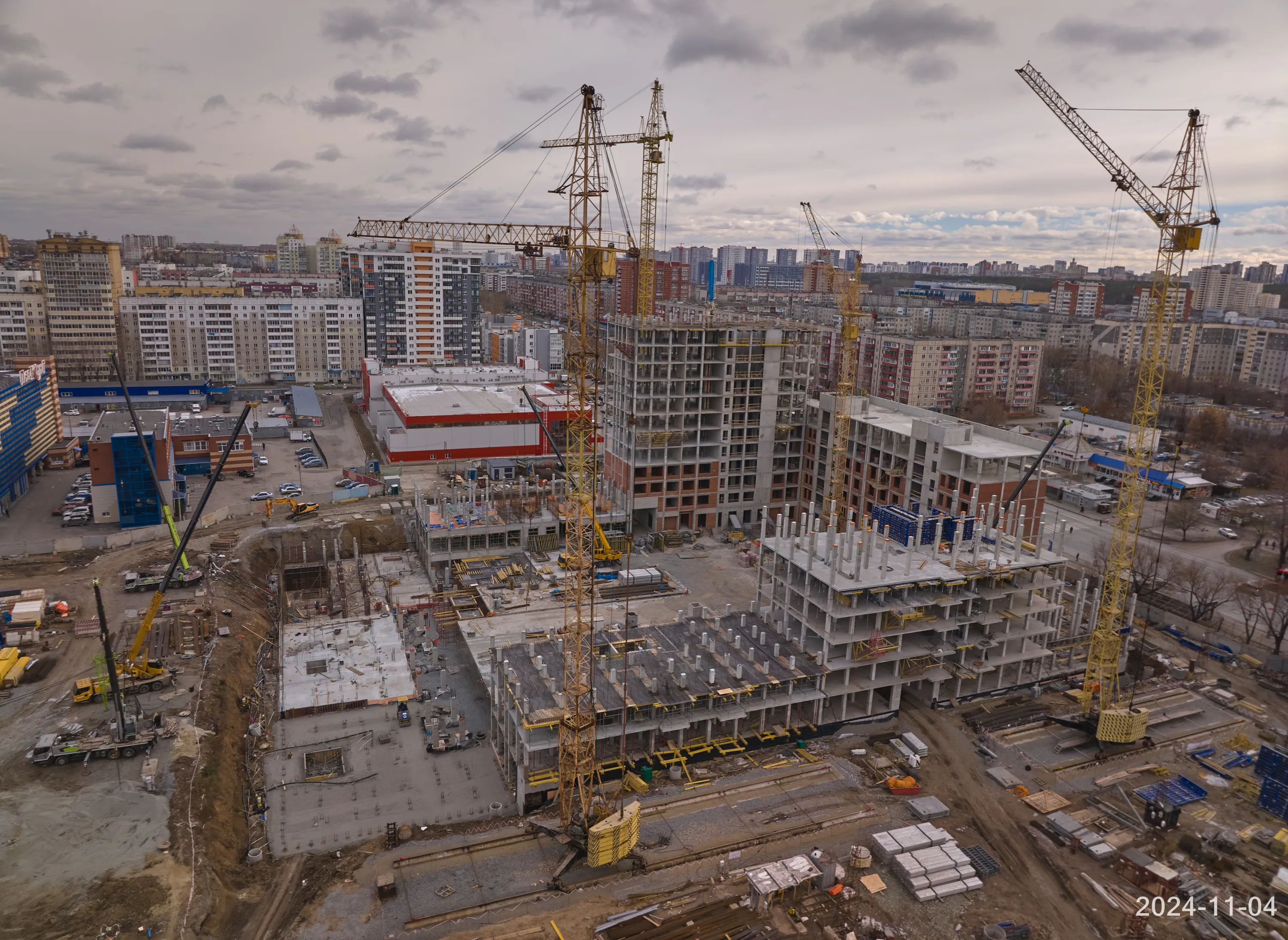 ЖК Голос Кашириных ход строительства