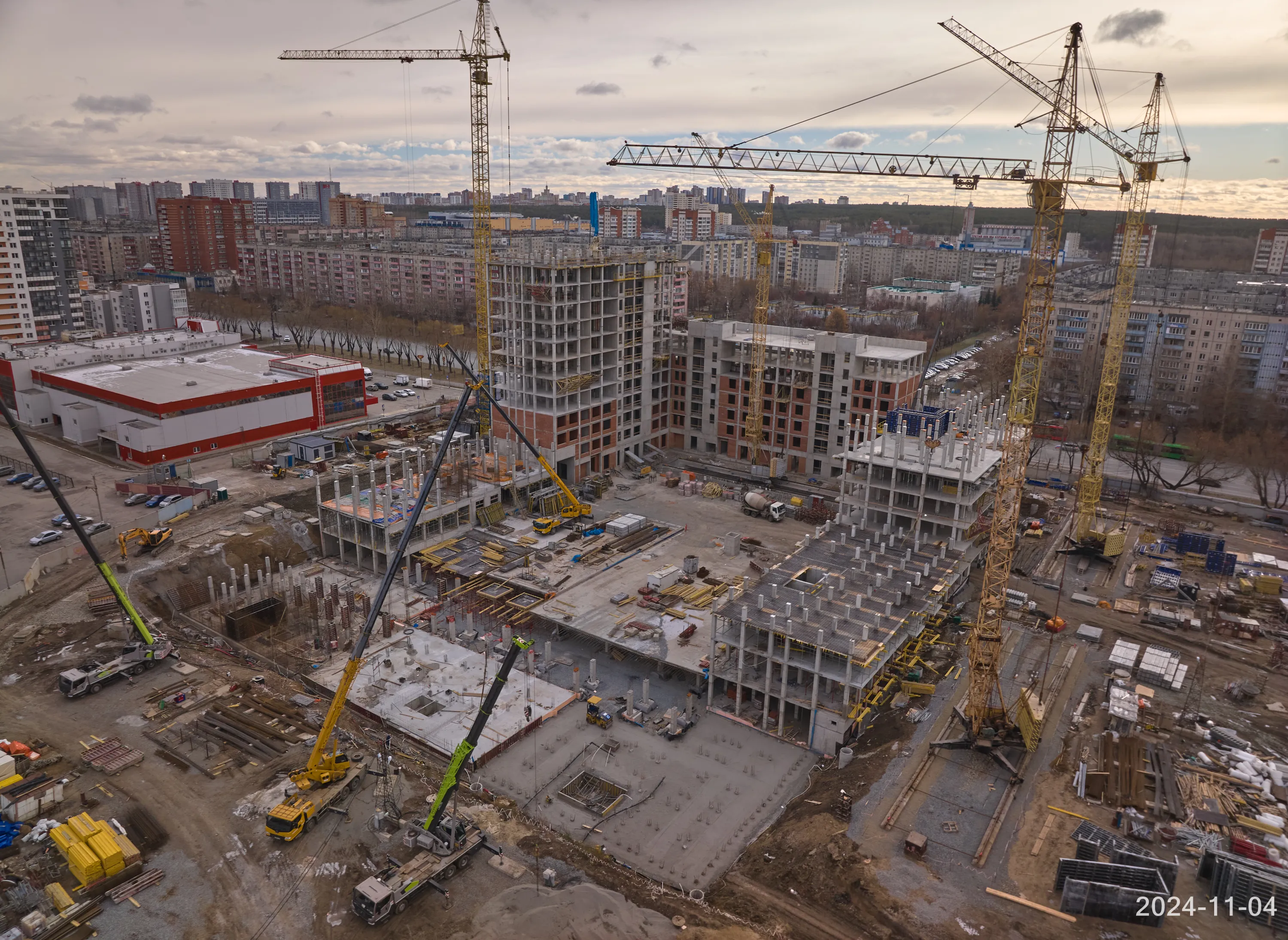 ЖК Голос Кашириных ход строительства