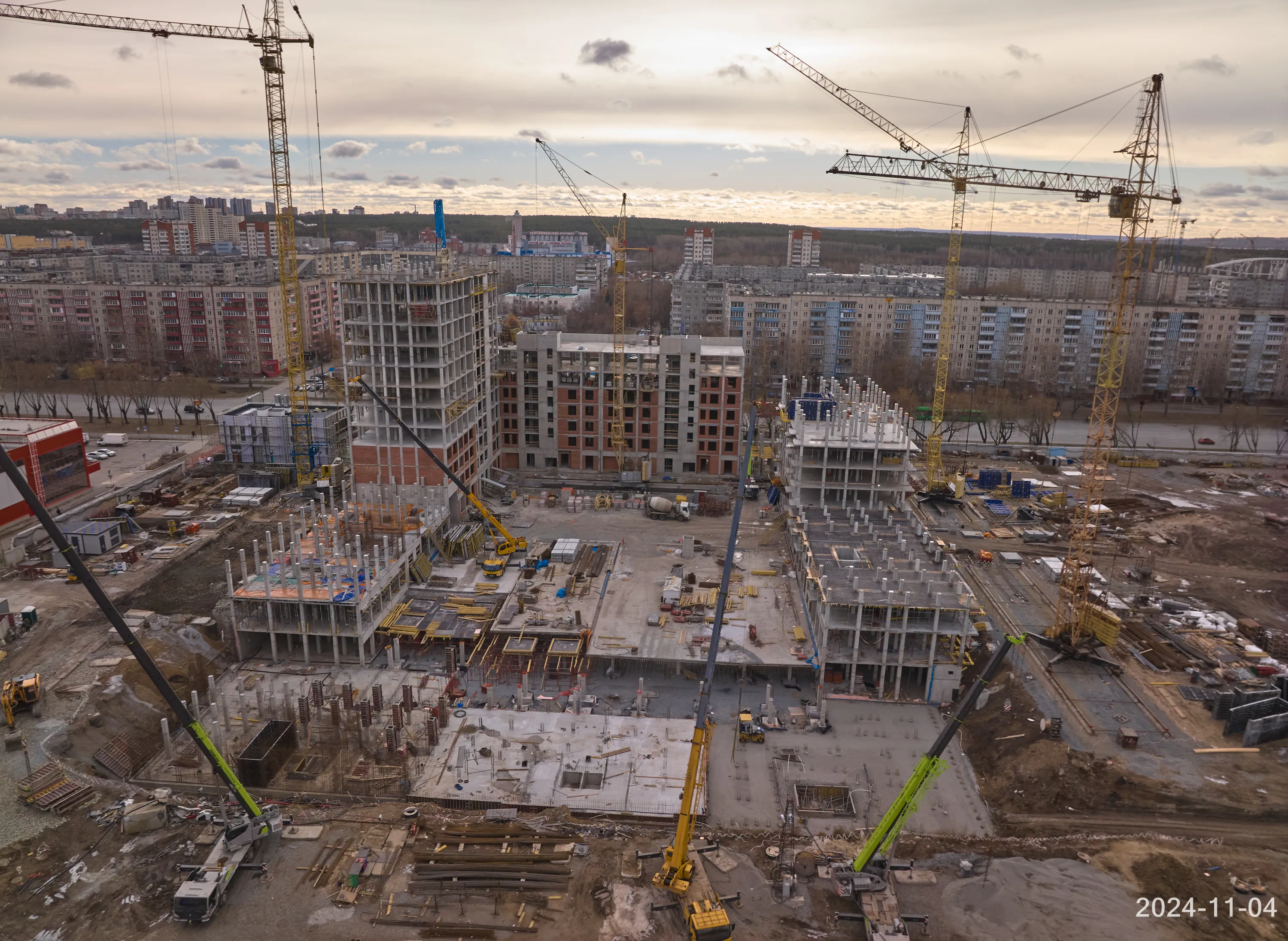 ЖК Голос Кашириных ход строительства