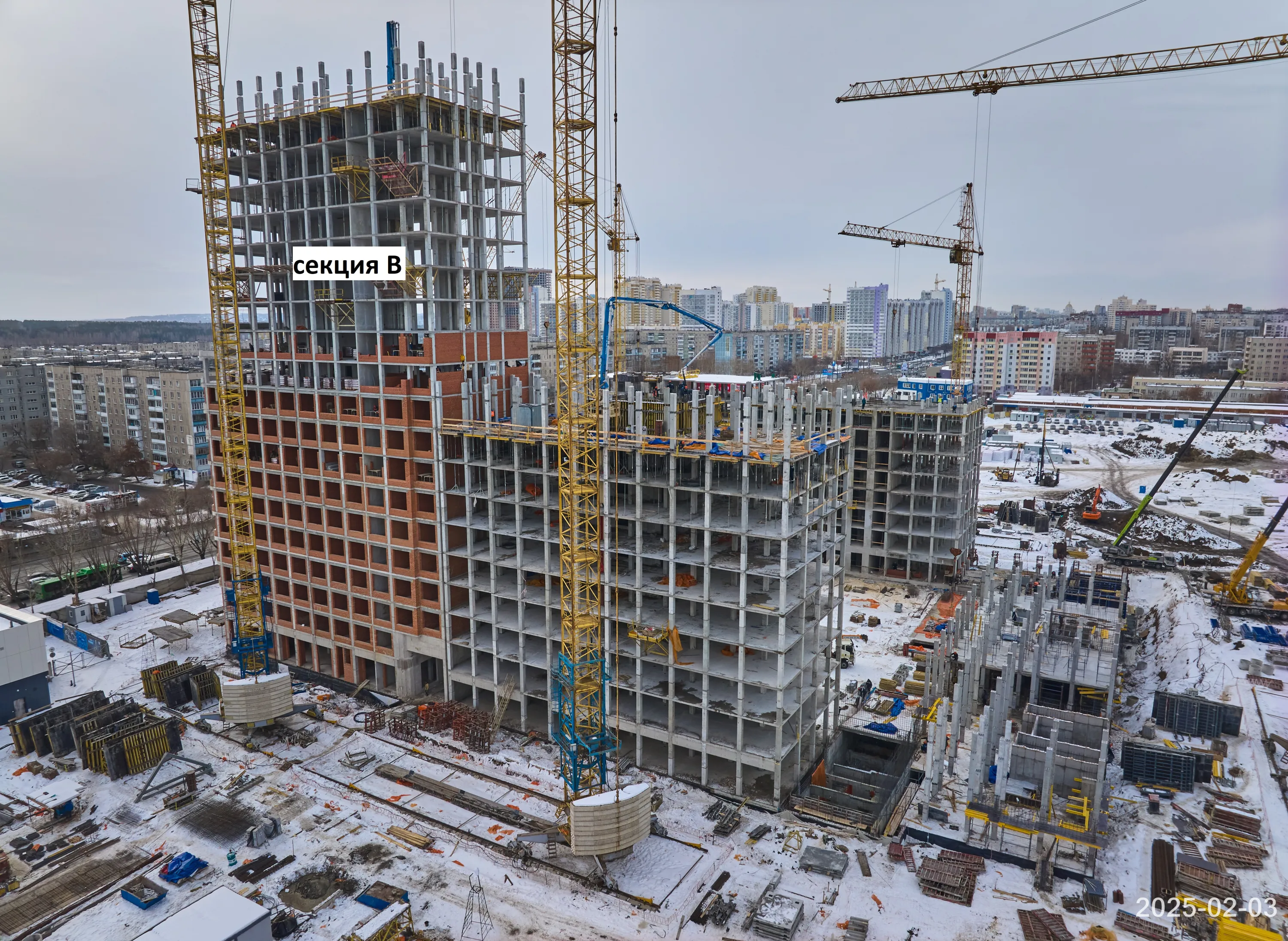 ЖК Голос Кашириных ход строительства