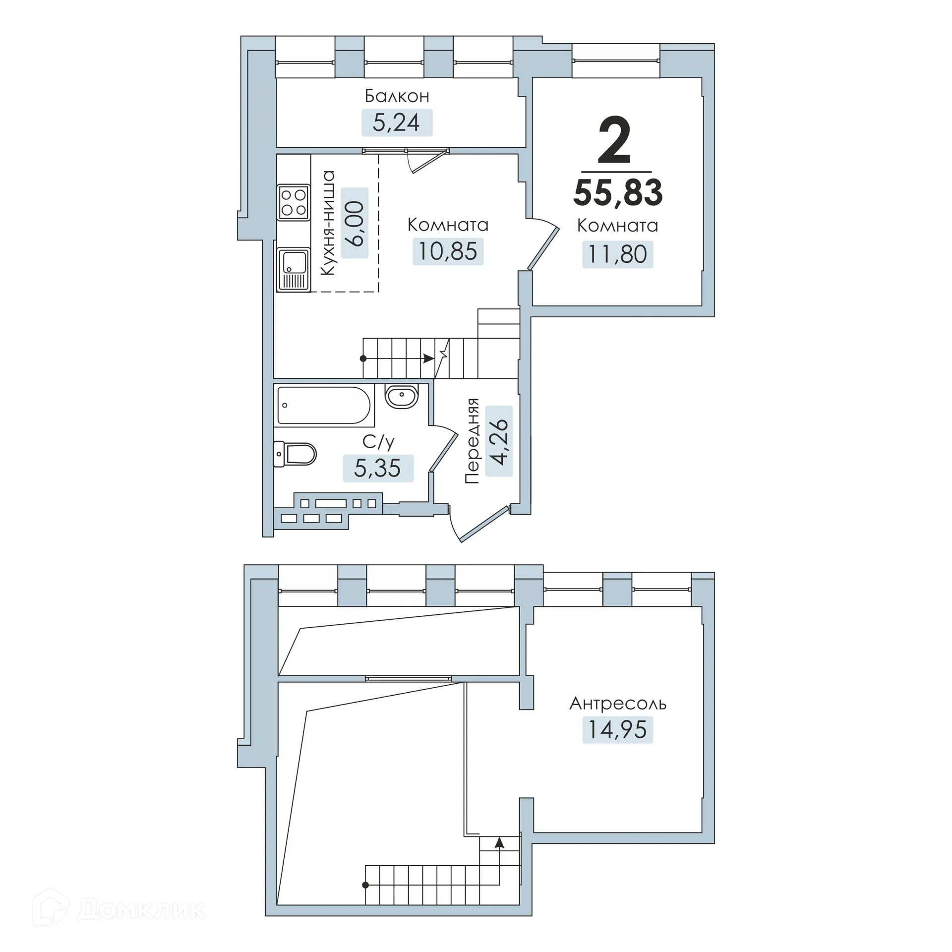 Фото квартиры в ЖК КД Малевич