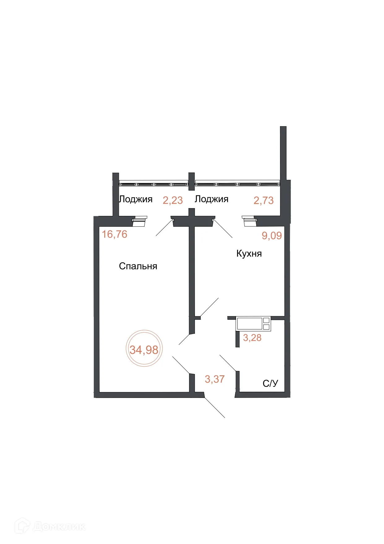 Фото квартиры в ЖК Симфония