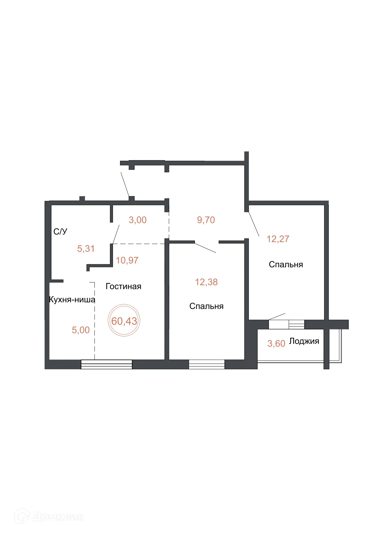 Фото квартиры в ЖК Симфония