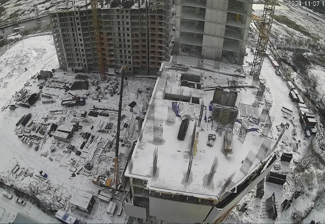 ЖК "АКАДЕМ Riverside (АКАДЕМ Риверсайд)" ход строительства