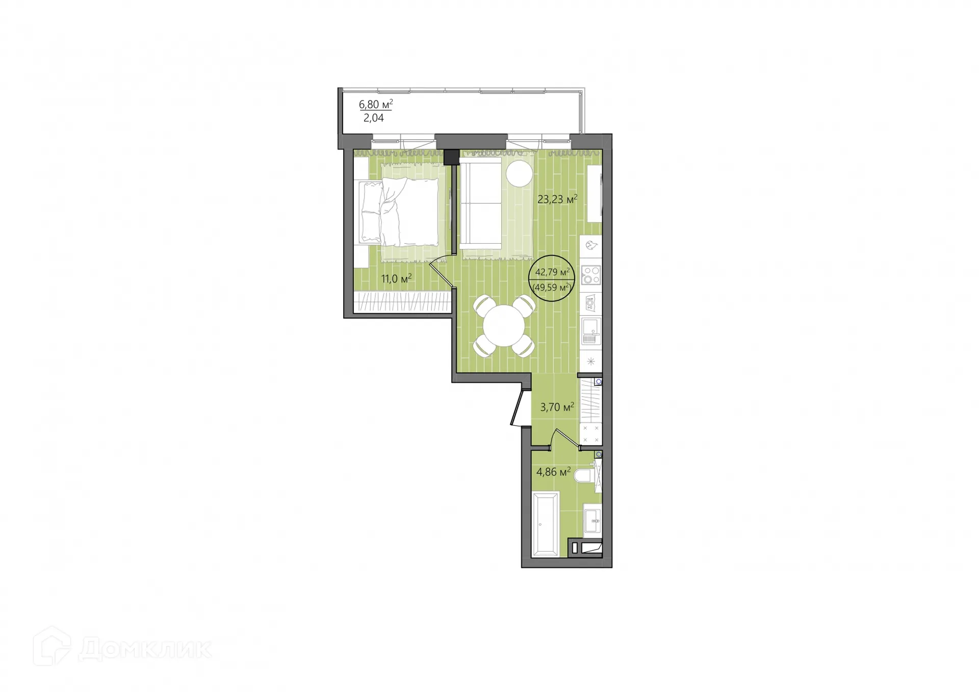 Фото квартиры в ЖК Манхэттен