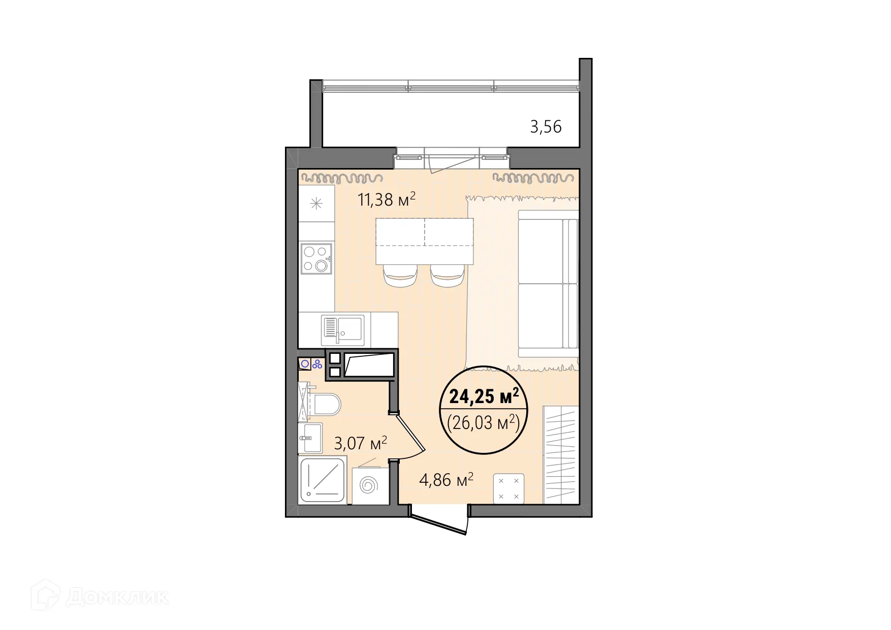 Фото квартиры в ЖК Манхэттен