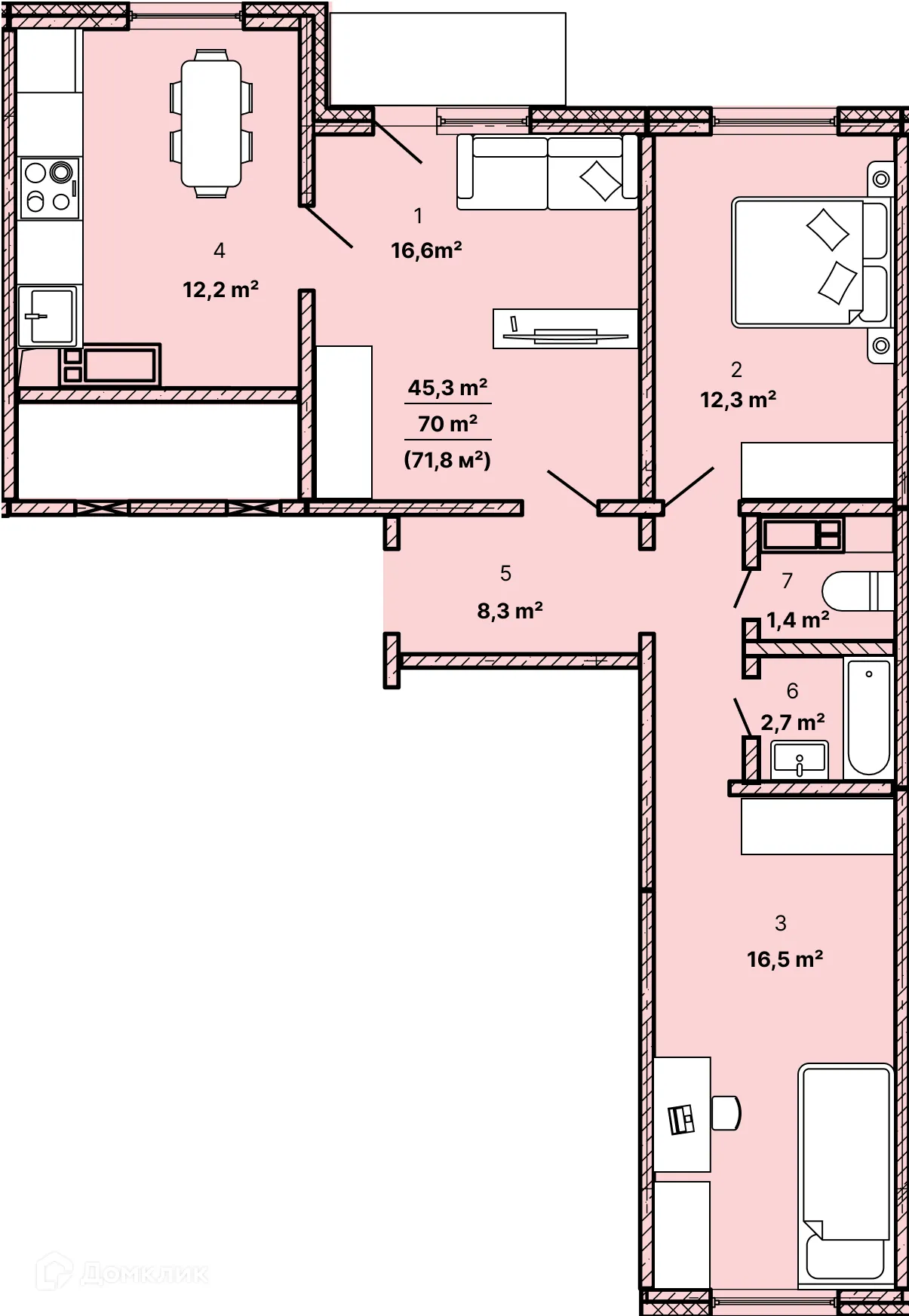 Фото квартиры в ЖК по ул. Артиллерийская