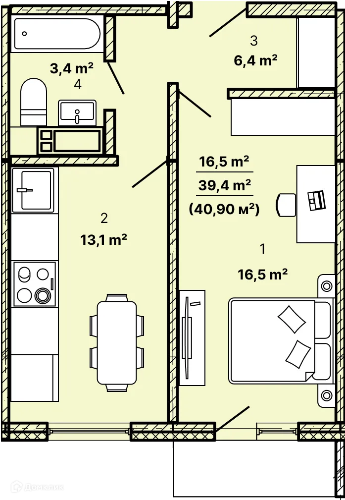 Фото квартиры в ЖК по ул. Артиллерийская