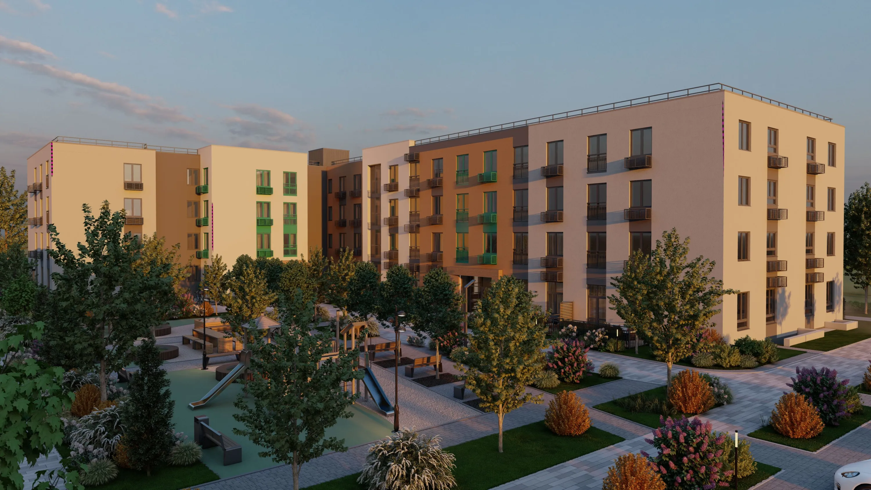 Планировка 2-комнатной квартиры 58 м² в ЖК ЖК Южный Парк, г. Южноуральск — фото 11