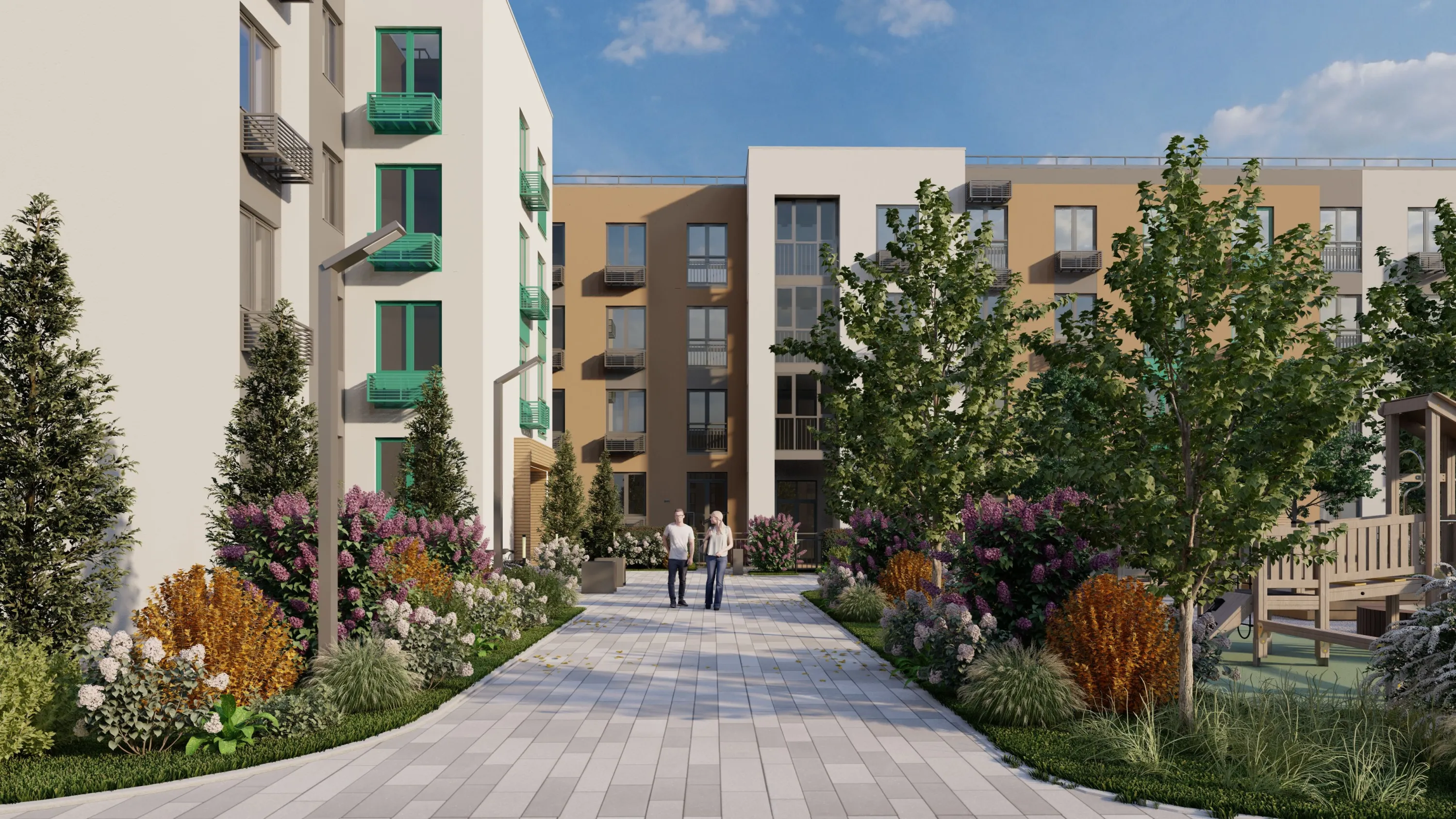 Планировка 2-комнатной квартиры 58 м² в ЖК ЖК Южный Парк, г. Южноуральск — фото 13