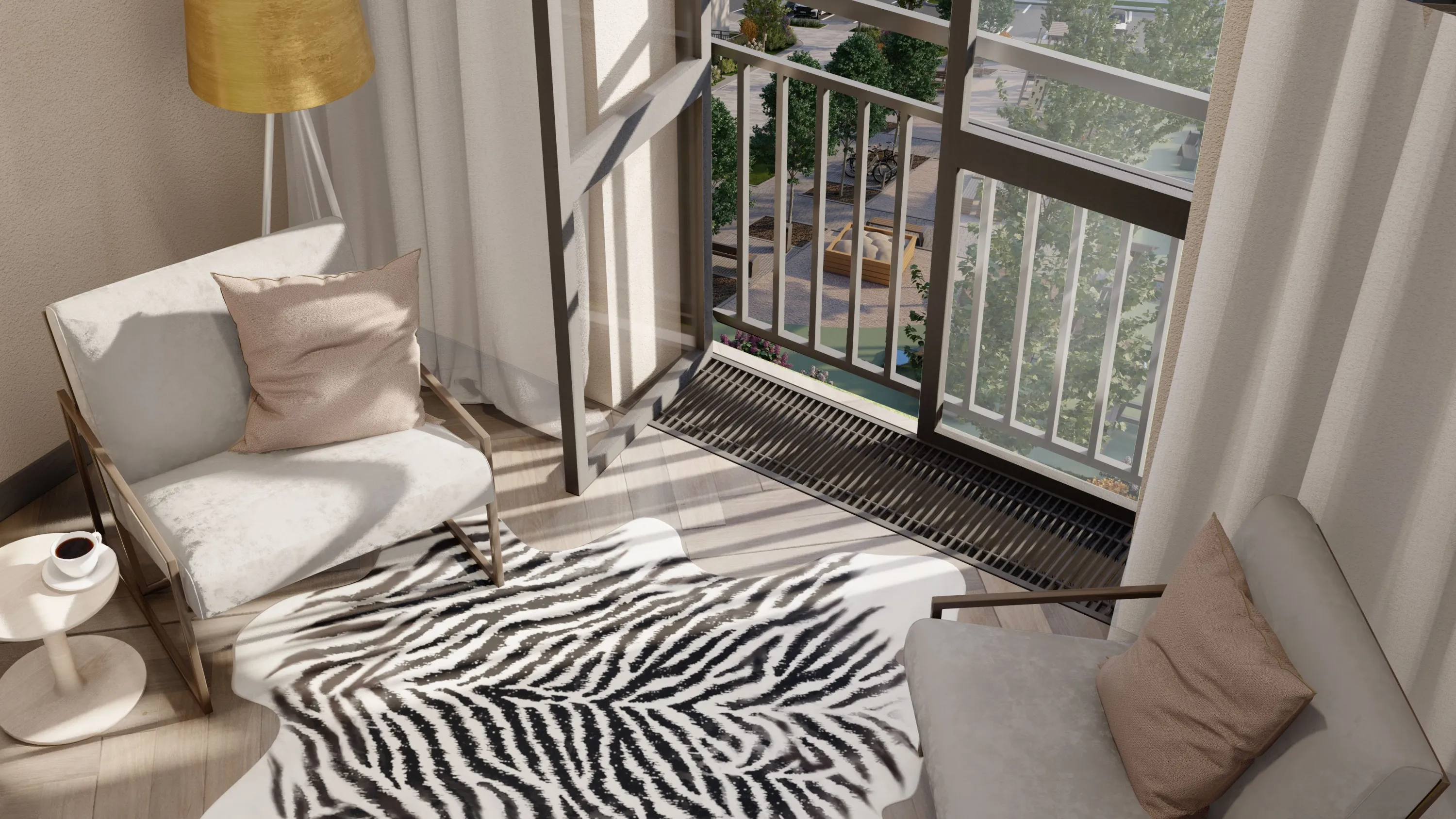 Планировка 2-комнатной квартиры 58 м² в ЖК ЖК Южный Парк, г. Южноуральск — фото 17