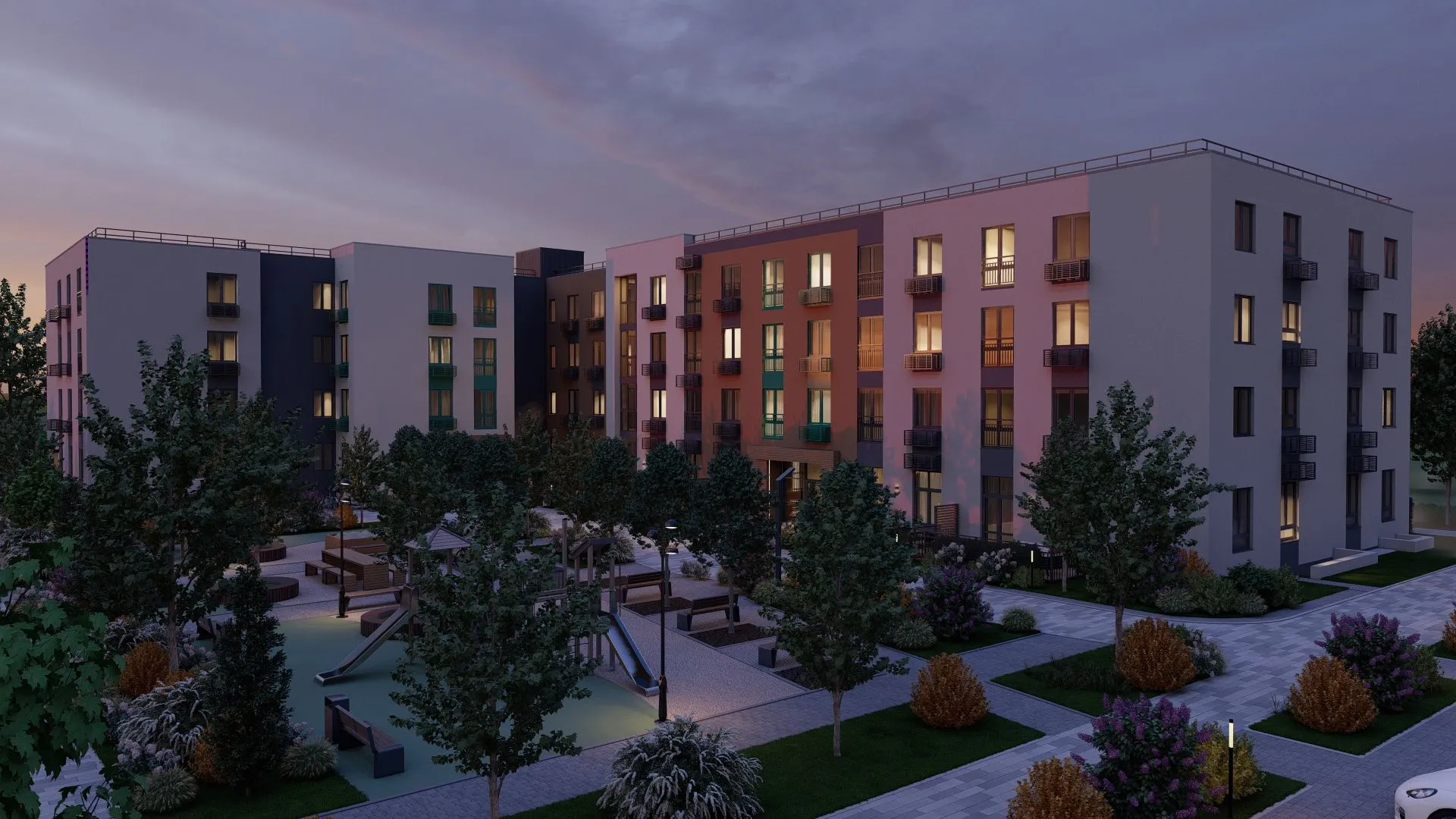 Планировка 2-комнатной квартиры 58 м² в ЖК ЖК Южный Парк, г. Южноуральск — фото 22