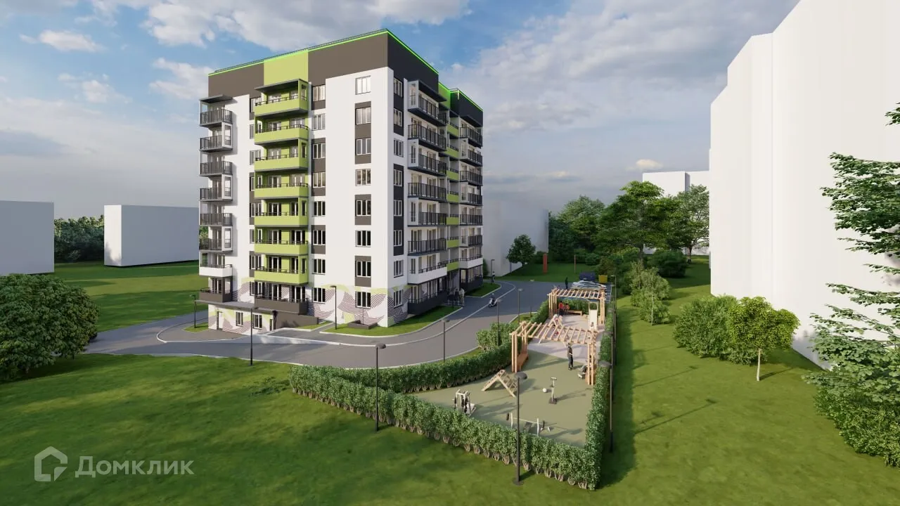 Планировка студии квартиры 31.96 м² в ЖК ЖК Лотос, г. с. Лобаново — фото 1