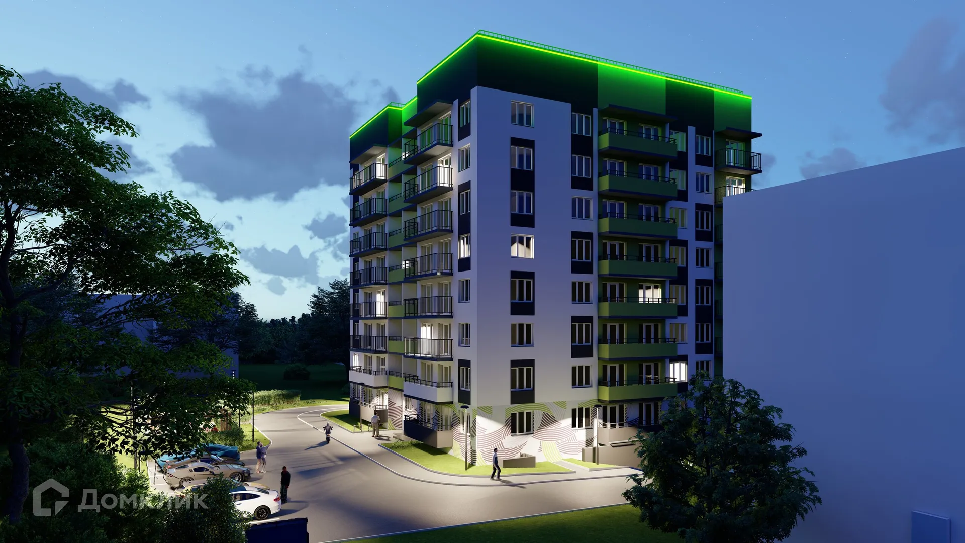 Планировка студии квартиры 31.96 м² в ЖК ЖК Лотос, г. с. Лобаново — фото 2