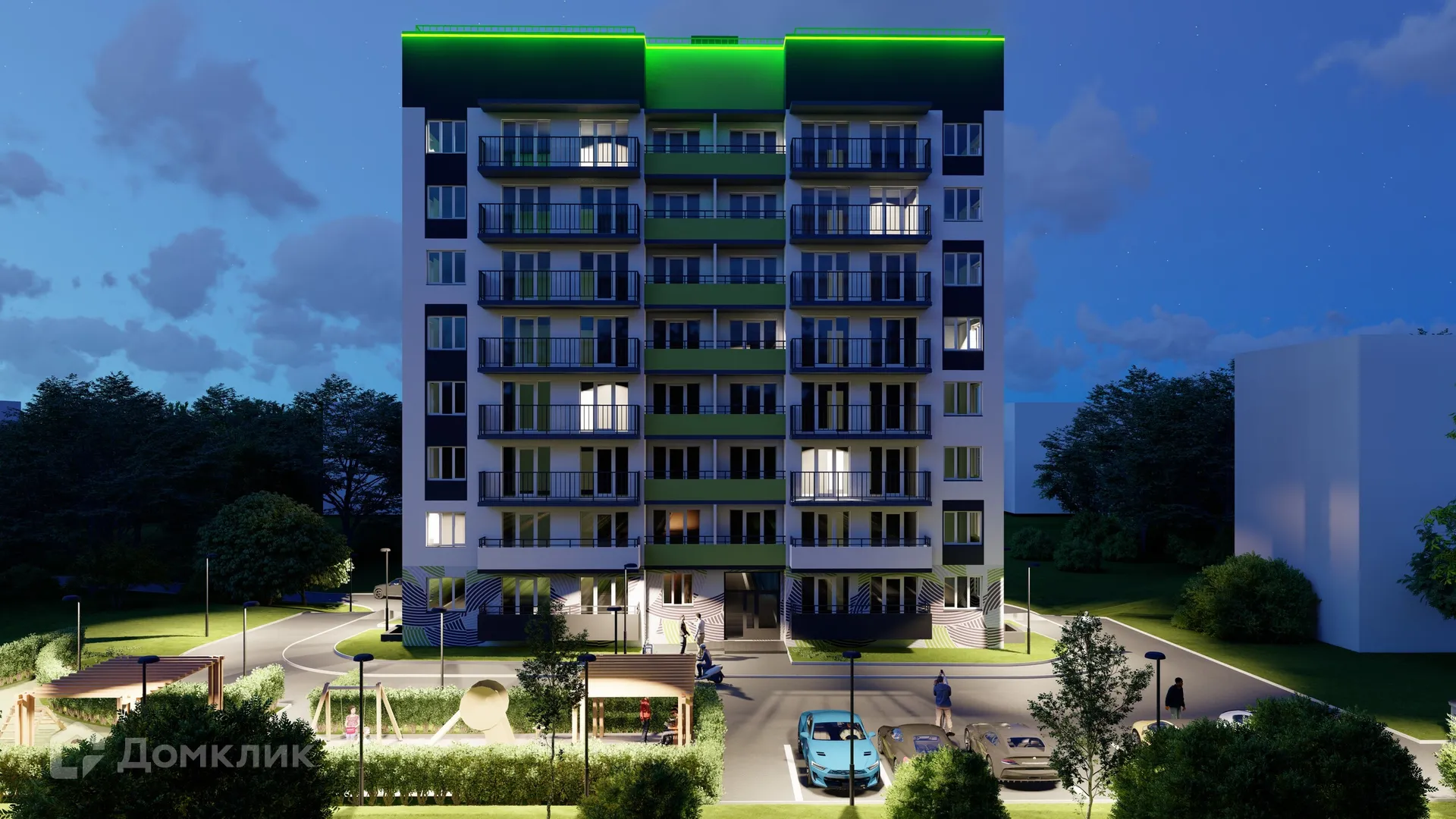 Планировка студии квартиры 31.96 м² в ЖК ЖК Лотос, г. с. Лобаново — фото 3