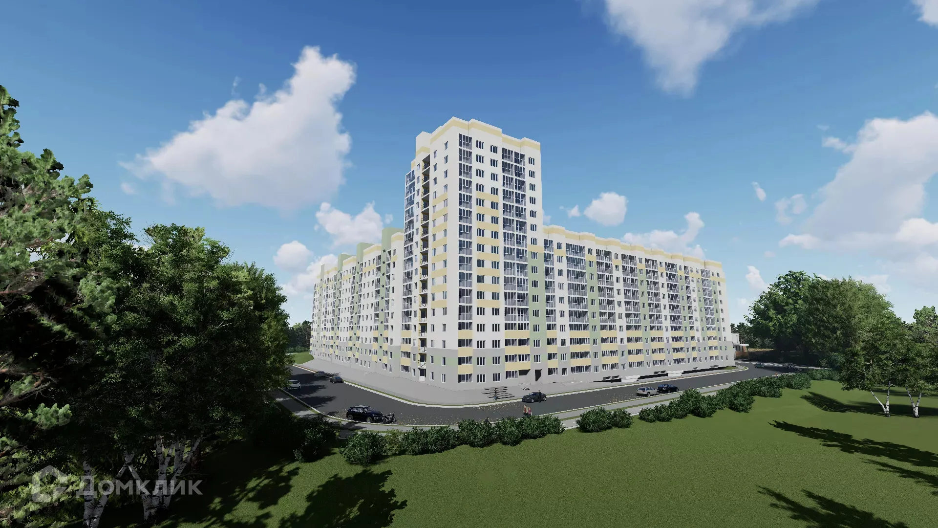 Планировка 1-комнатной квартиры 44.8 м² в ЖК "Зеленые Холмы", г. Зеленодольск — фото 2