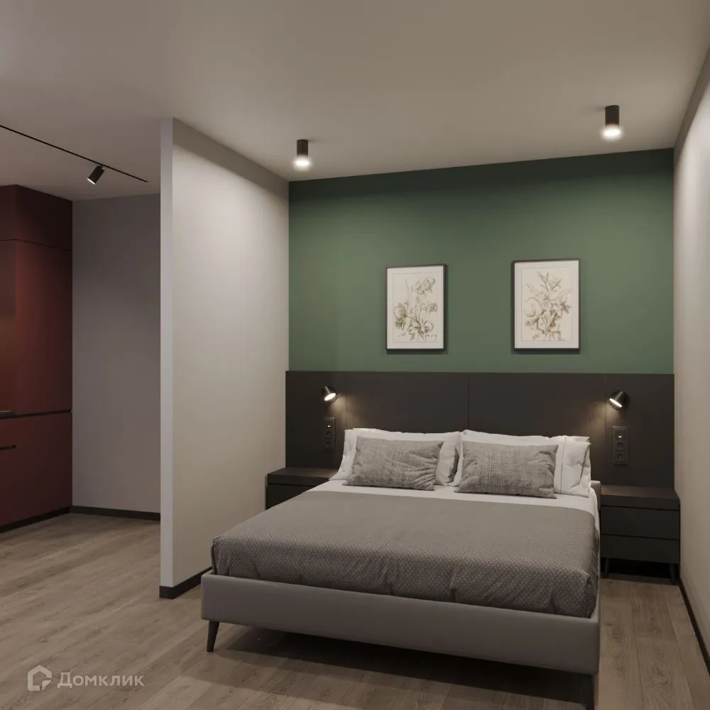 Планировка студии квартиры 29.35 м² в ЖК АЭРОН, г. Новосибирск — фото 4