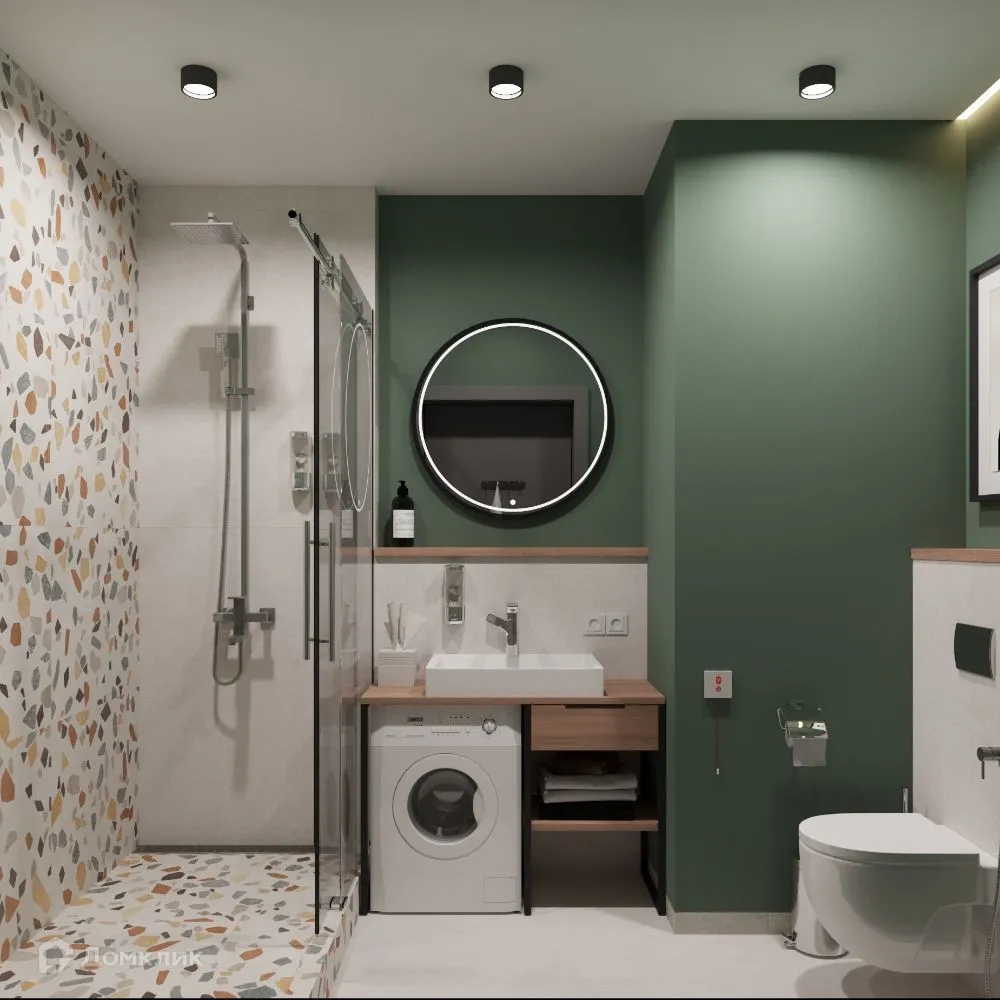 Планировка студии квартиры 29.35 м² в ЖК АЭРОН, г. Новосибирск — фото 6