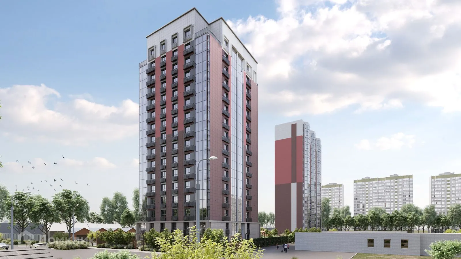 Планировка студии квартиры 33.5 м² в ЖК Виноград, г. Новосибирск — фото 3