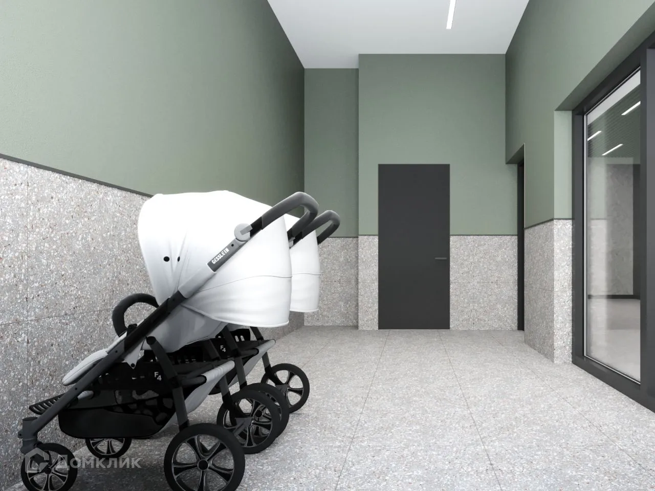 Планировка 1-комнатной квартиры 50.8 м² в ЖК Сподвижники, г. Новосибирск — фото 6