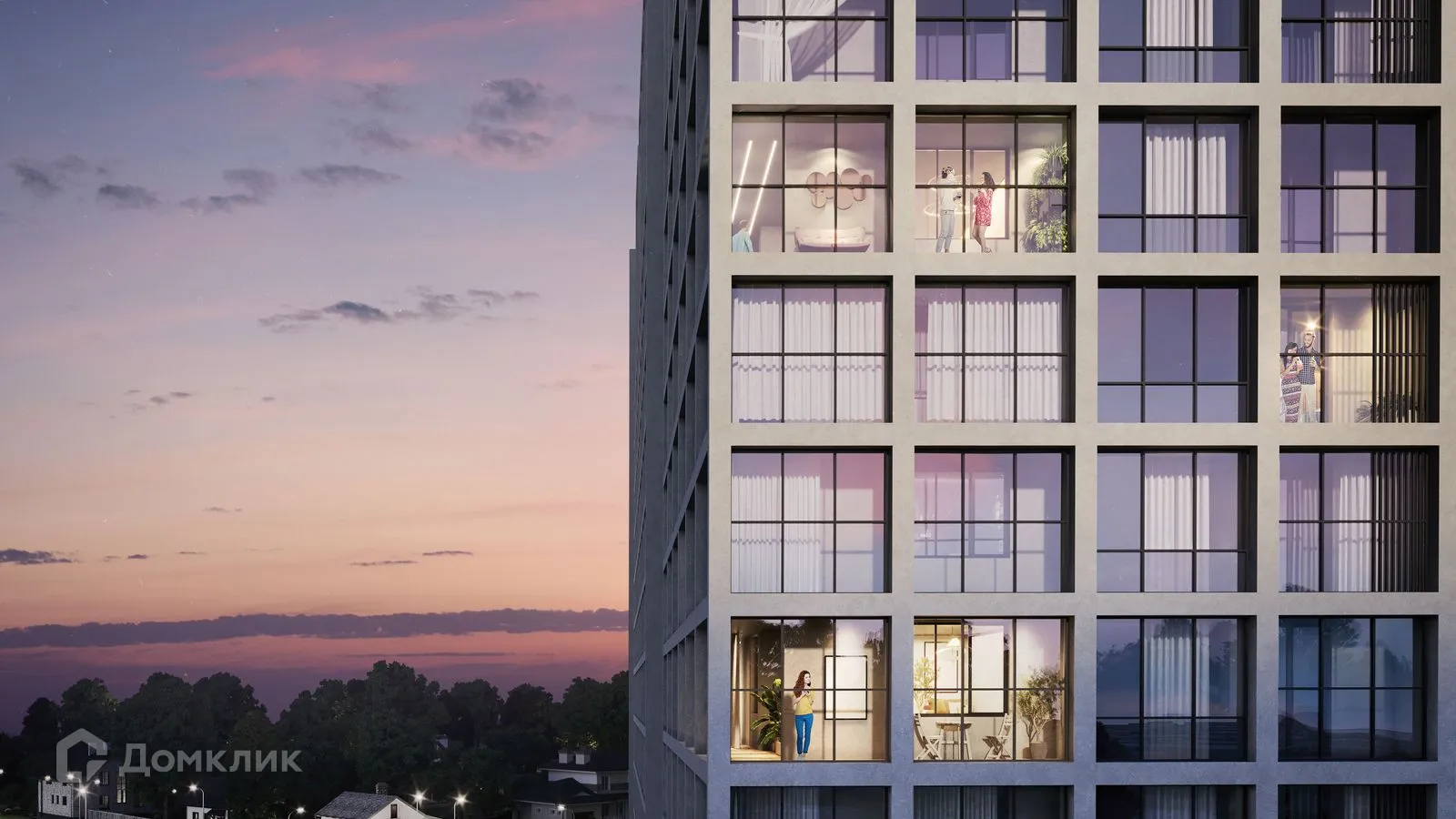 Планировка 3-комнатной квартиры 84.4 м² в ЖК  GORIZONT  (ГОРИЗОНТ), г. Новосибирск — фото 8