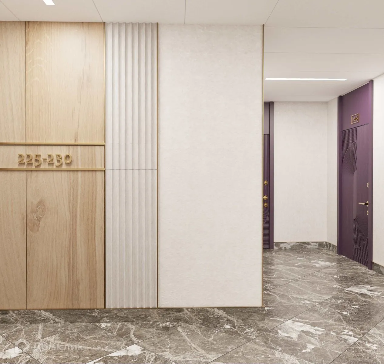 Планировка 1-комнатной квартиры 48.9 м² в ЖК Прованс, г. Новосибирск — фото 8