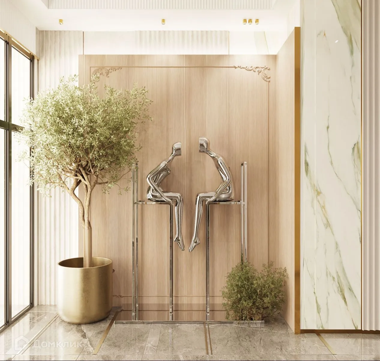 Планировка 1-комнатной квартиры 48.9 м² в ЖК Прованс, г. Новосибирск — фото 9