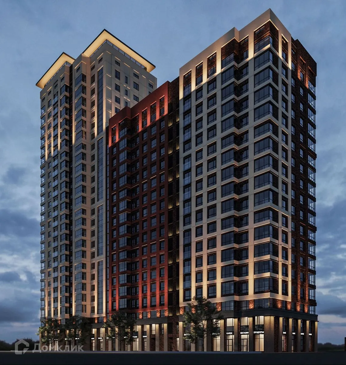 Планировка 1-комнатной квартиры 48.9 м² в ЖК Прованс, г. Новосибирск — фото 10