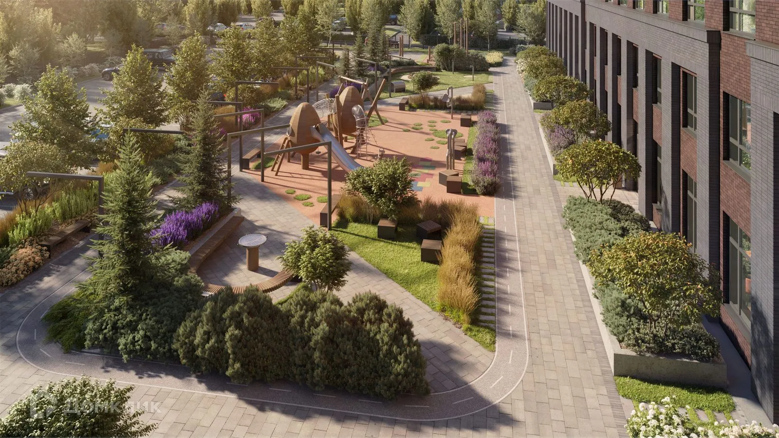 Планировка 1-комнатной квартиры 48.9 м² в ЖК Прованс, г. Новосибирск — фото 18