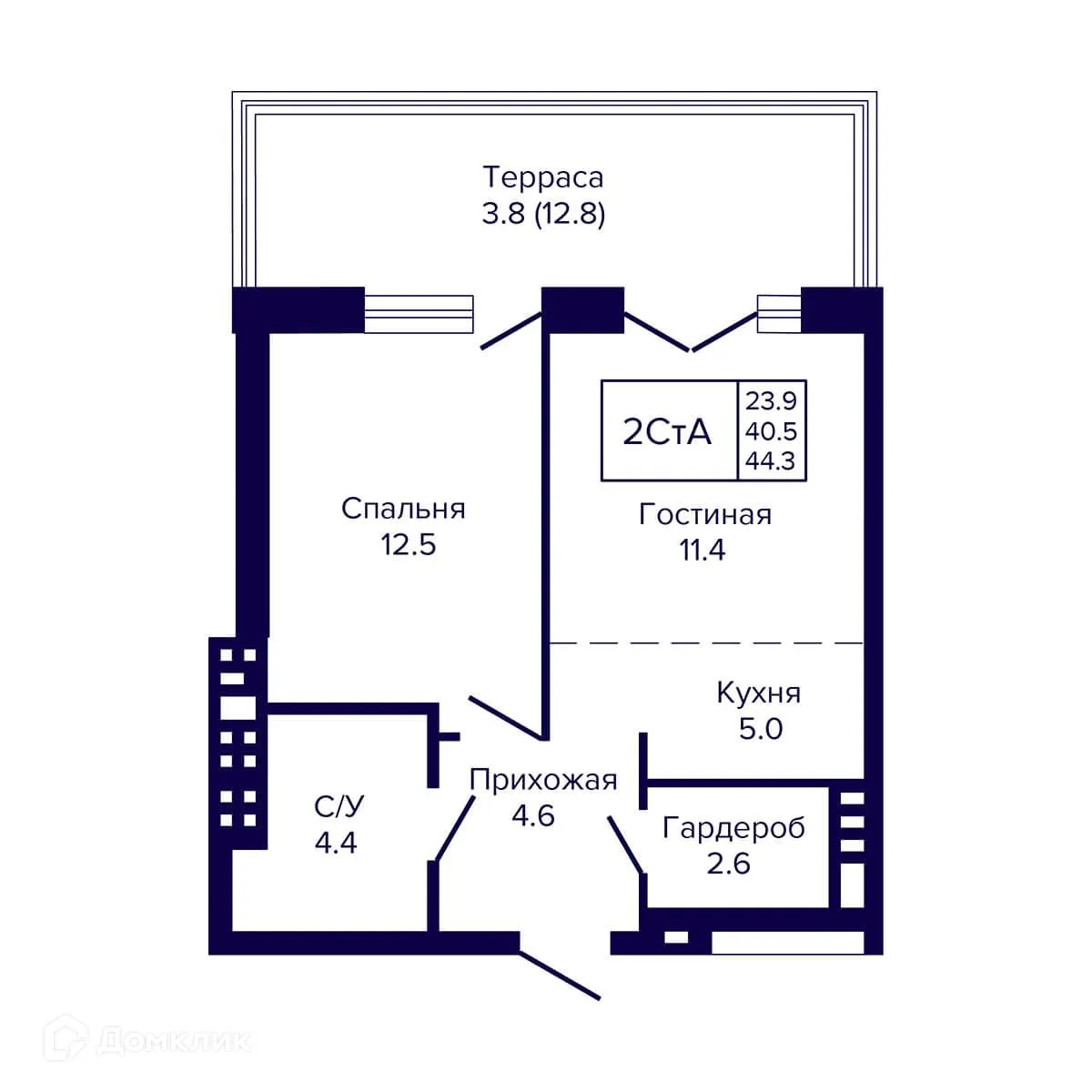 Фото квартиры в ЖК Жилой комплекс "LUNA" (ЛУНА)