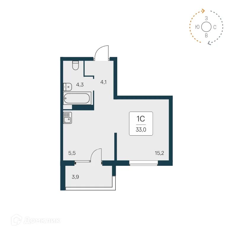 Фото квартиры в ЖК Квартал на Игарской