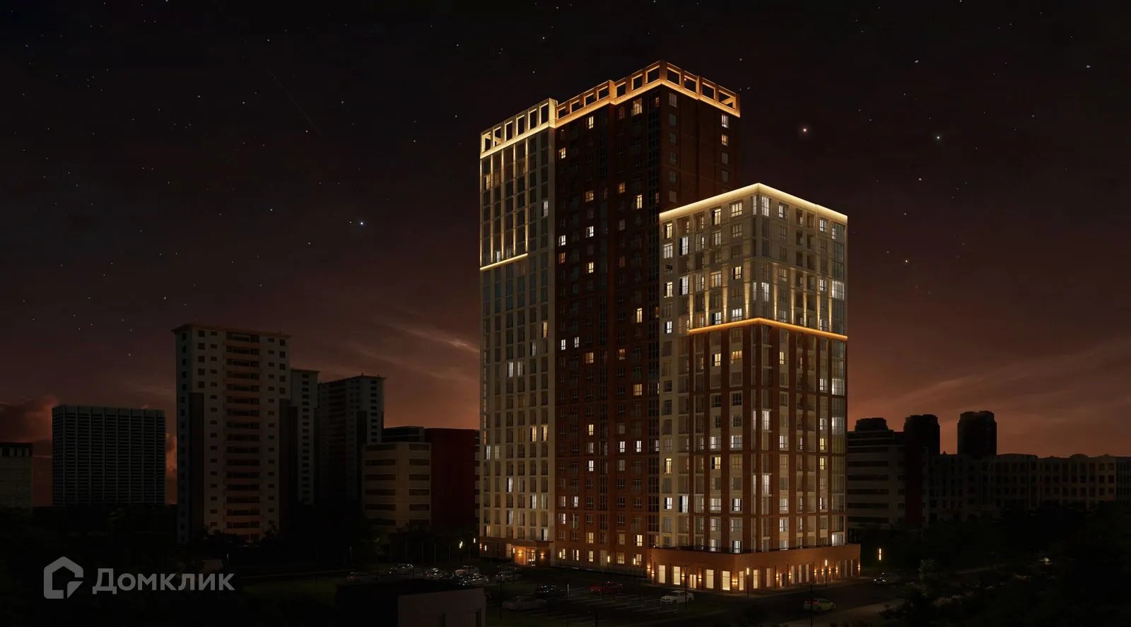 Планировка 2-комнатной квартиры 46.1 м² в ЖК Дом Державина 50, г. Новосибирск — фото 3