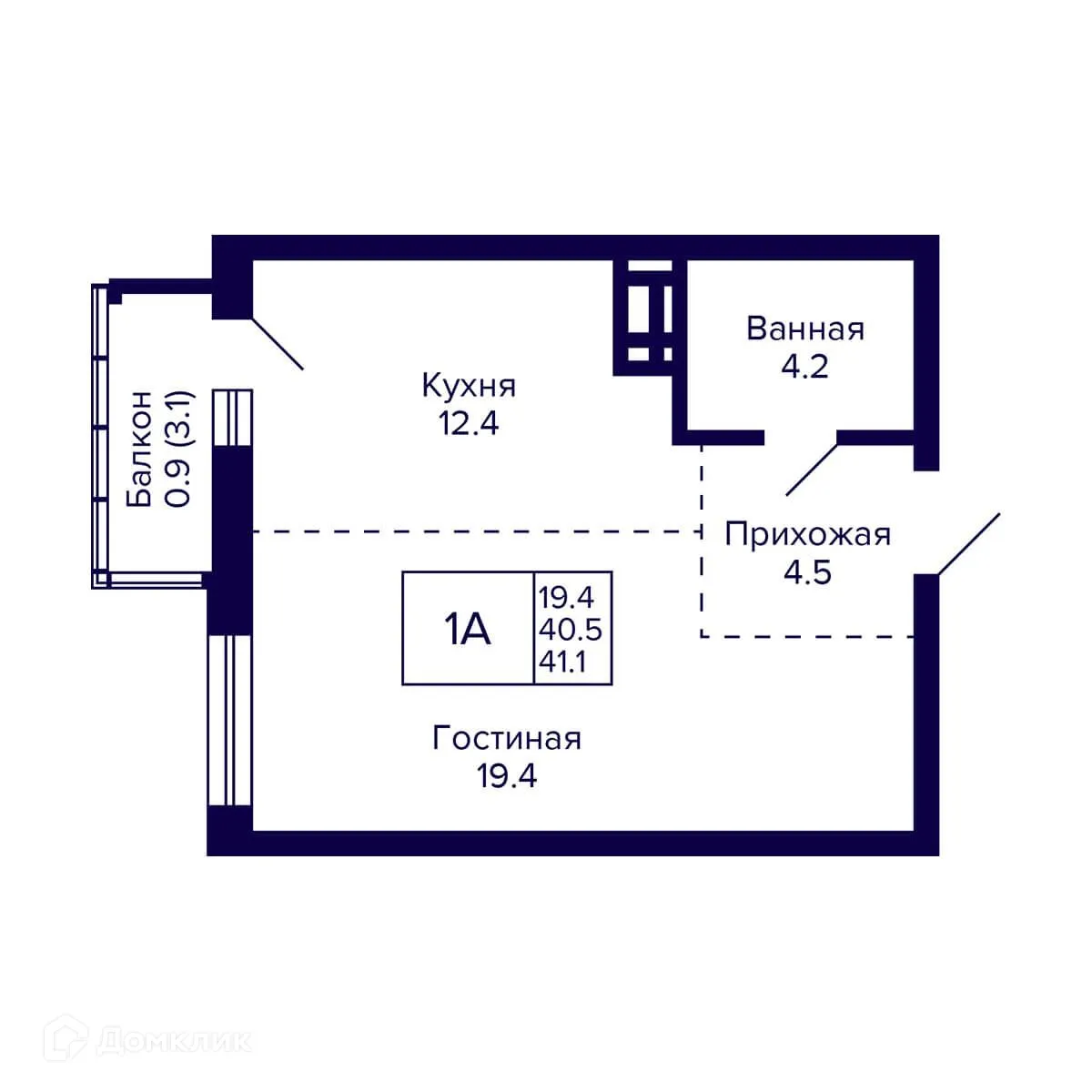 Фото квартиры в ЖК Жилой дом "GRANDO" (Грандо)