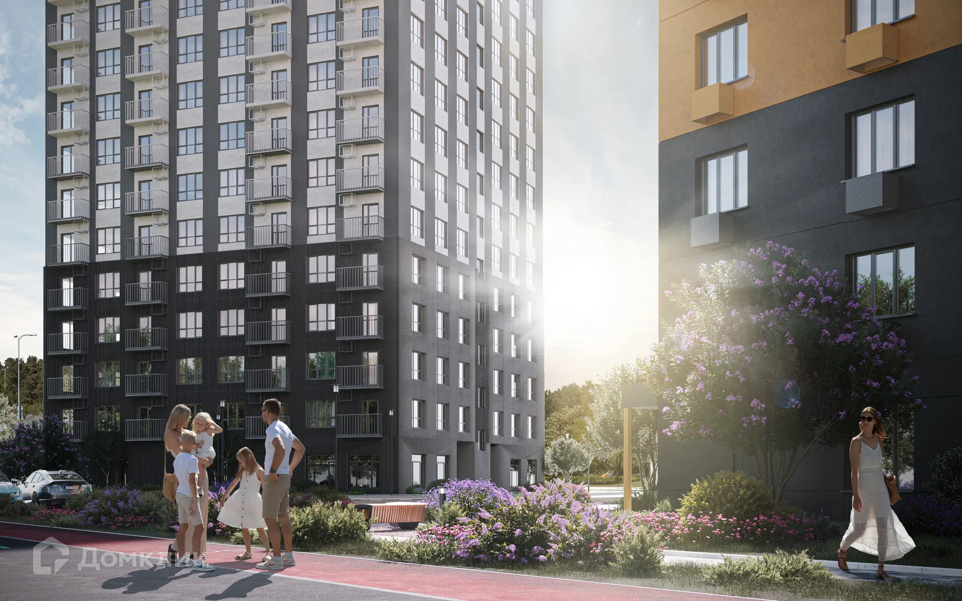 Планировка 1-комнатной квартиры 42.39 м² в ЖК Семейный квартал, г. Новосибирск — фото 2