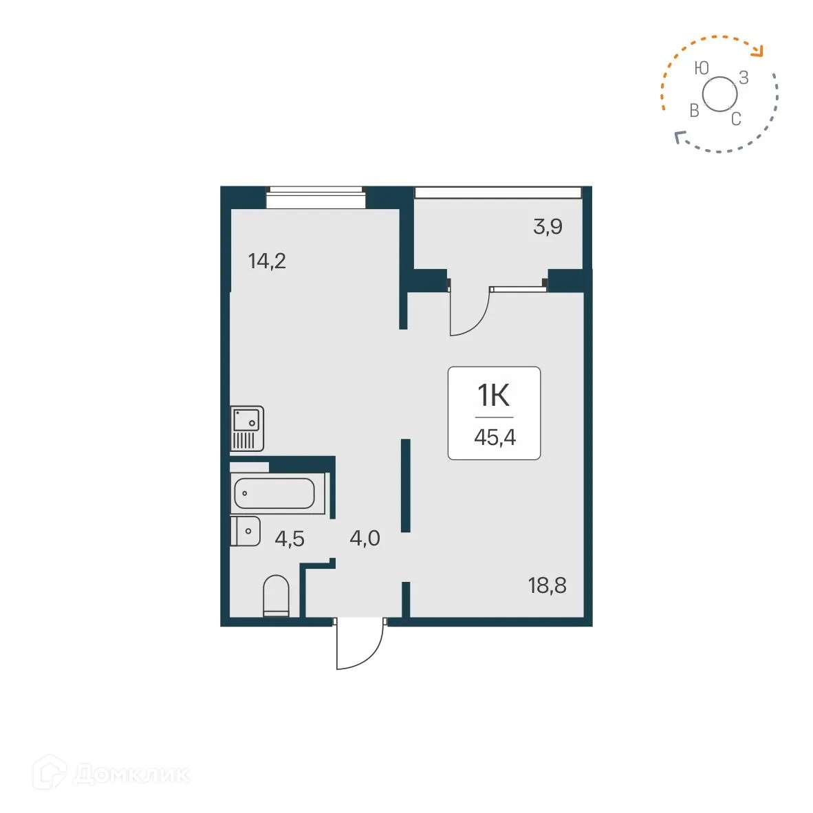 Фото квартиры в ЖК Квартал на Игарской