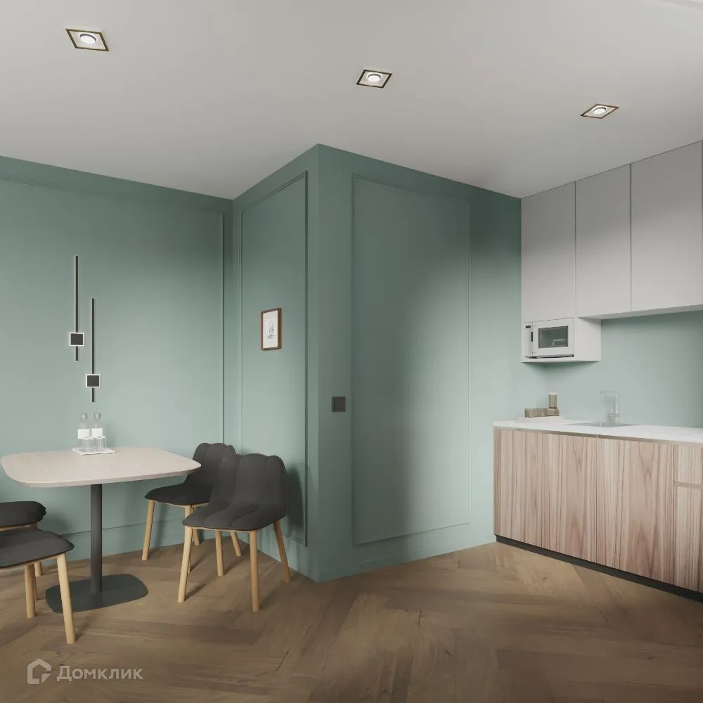 Планировка 2-комнатной квартиры 50.88 м² в ЖК АЭРОН, г. Новосибирск — фото 3