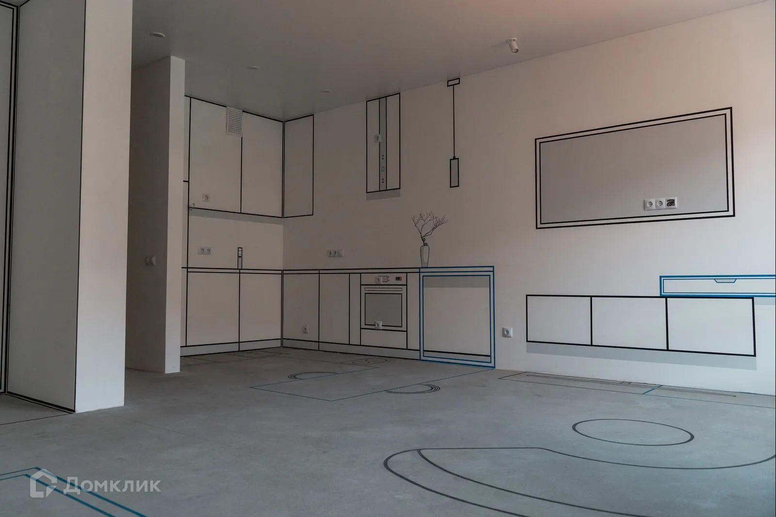 Планировка 2-комнатной квартиры 47.9 м² в ЖК Дом Державина 50, г. Новосибирск — фото 10