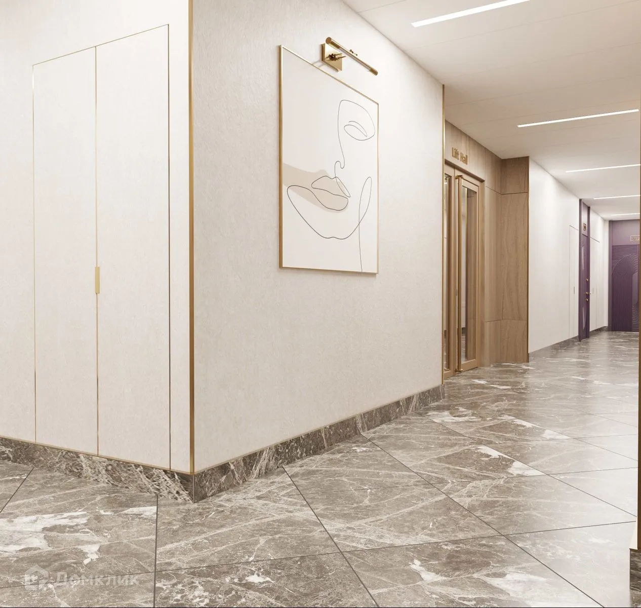 Планировка 2-комнатной квартиры 56.8 м² в ЖК Прованс, г. Новосибирск — фото 7