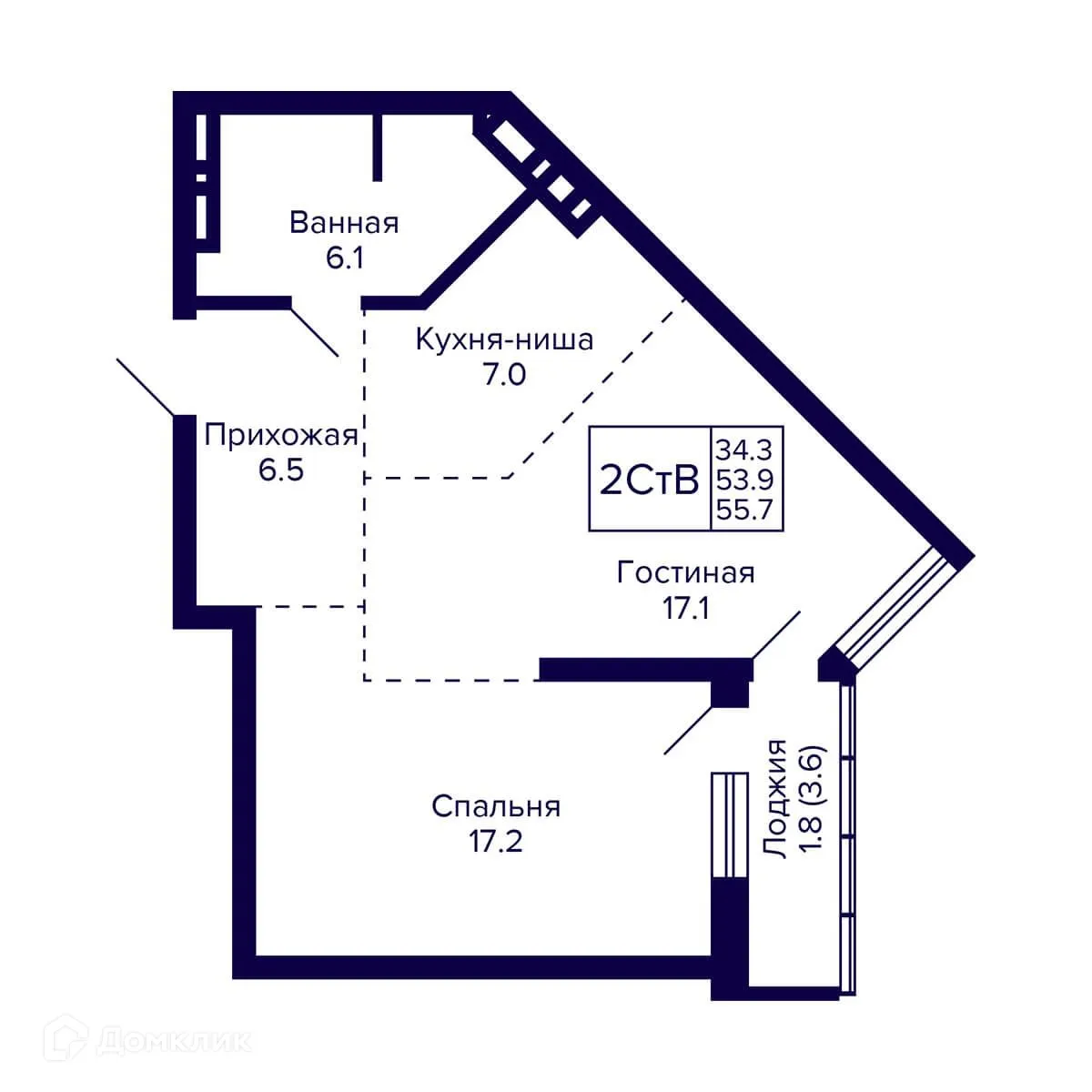 Фото квартиры в ЖК Жилой дом "GRANDO" (Грандо)