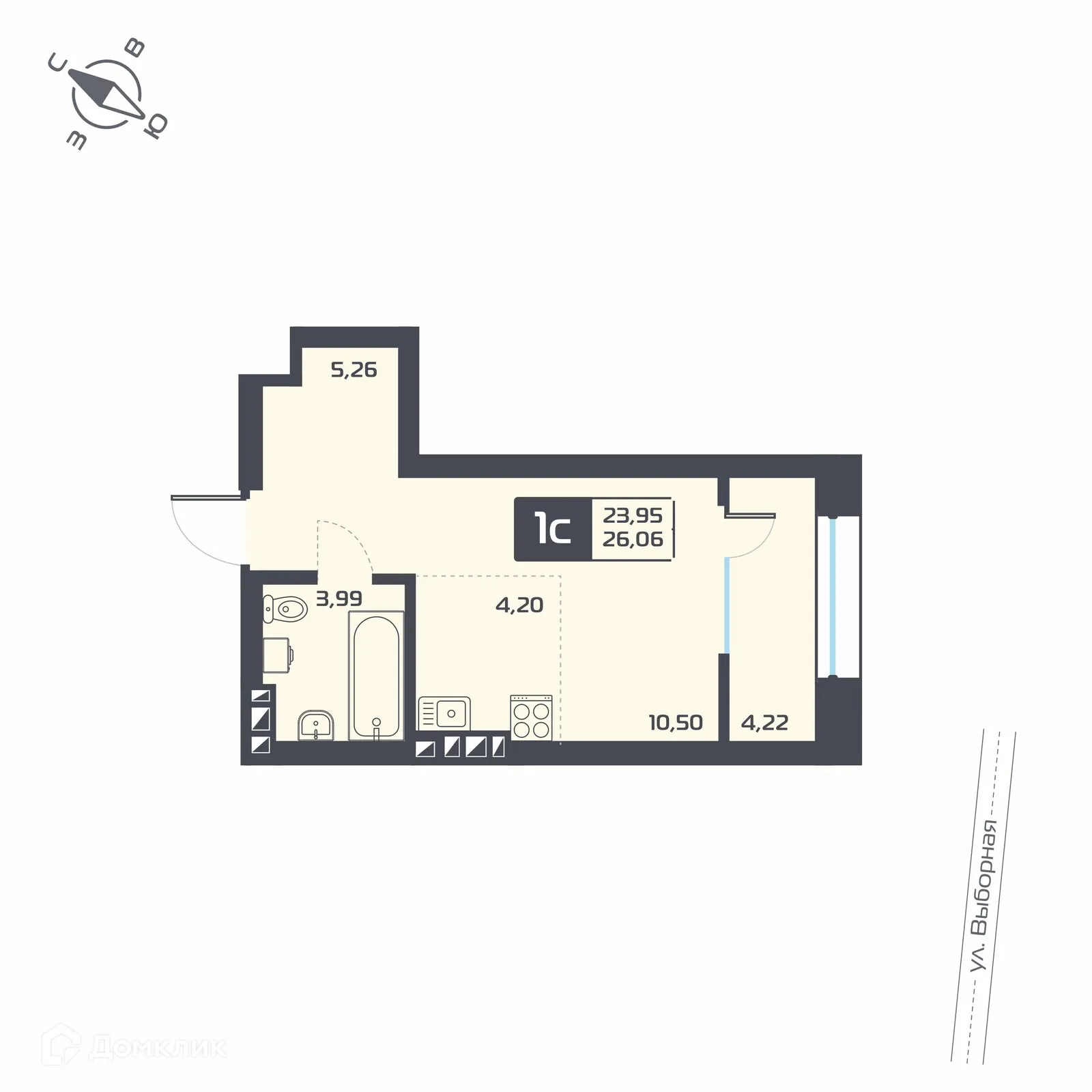 Фото квартиры в ЖК Астон.Геометрия