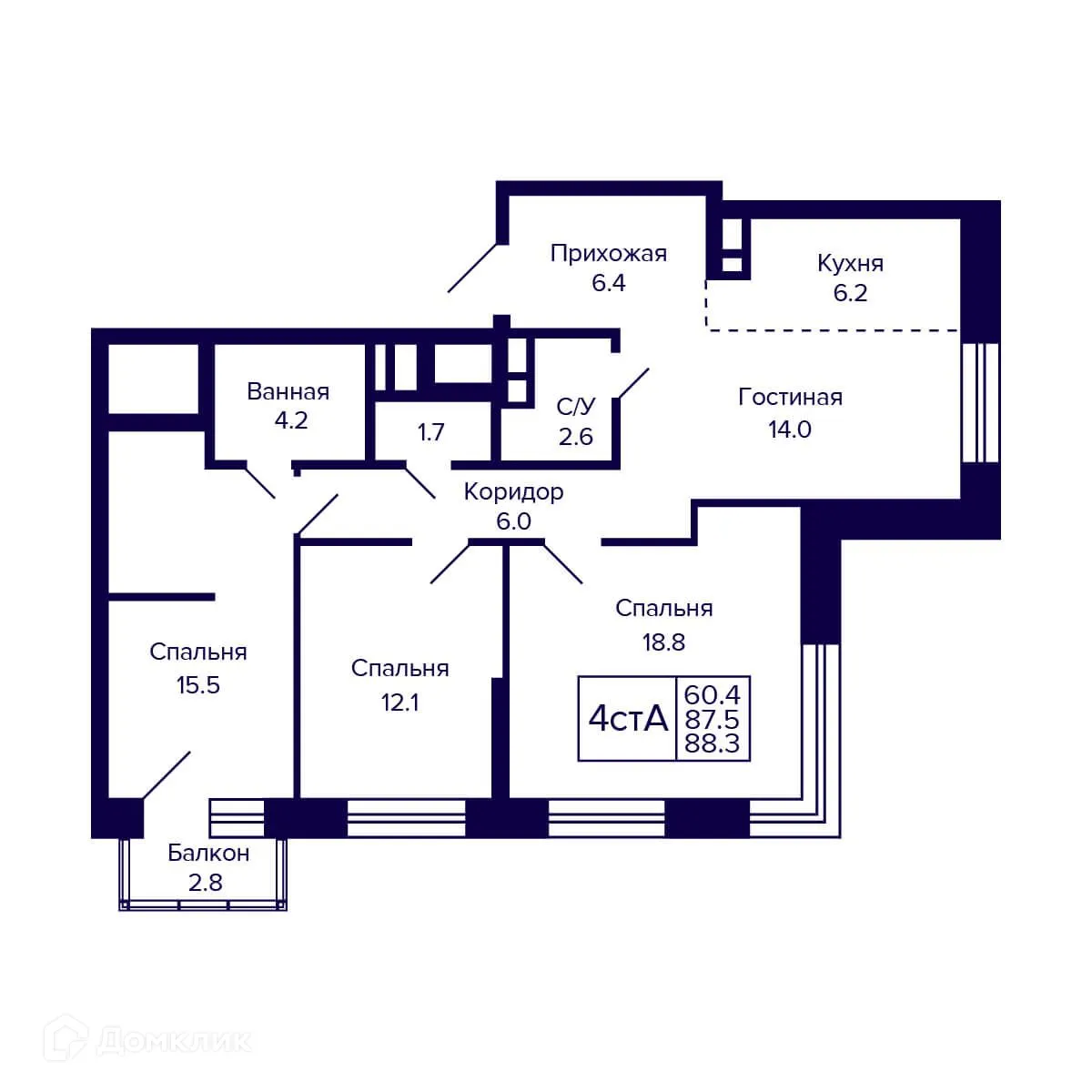 Фото квартиры в ЖК Citatum (Цитатум)