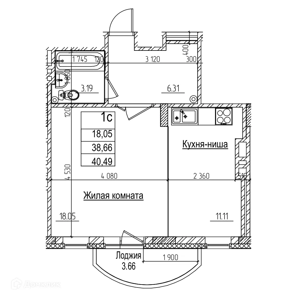 Фото квартиры в ЖК Возрождение