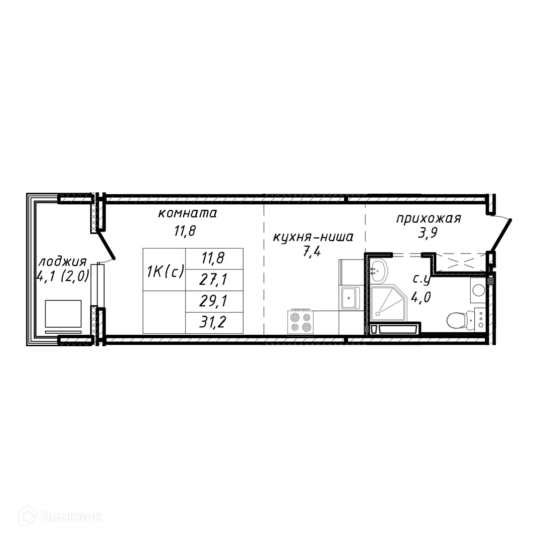 Фото квартиры в ЖК Азимут