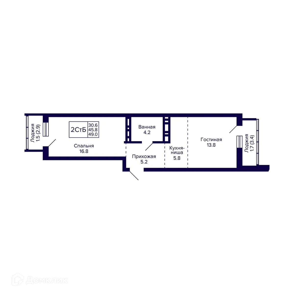 Фото квартиры в ЖК Жилой дом "GRANDO" (Грандо)